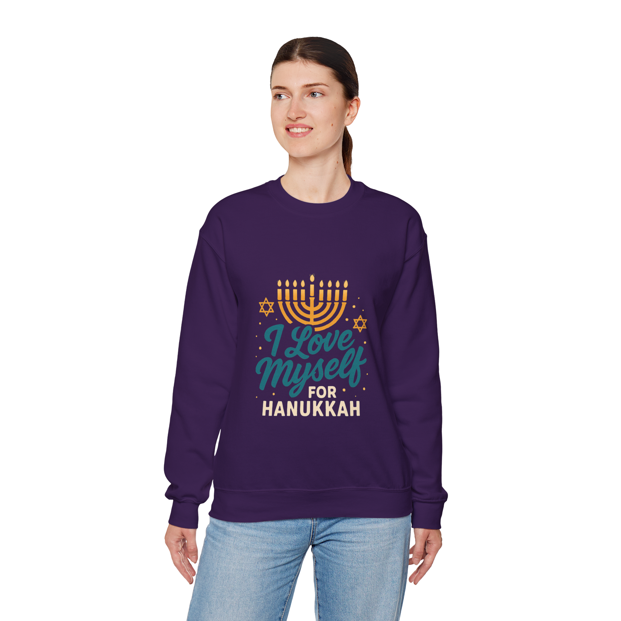 Adult I Love Myself For Hanukkah Sweatshirt #11222025-2
