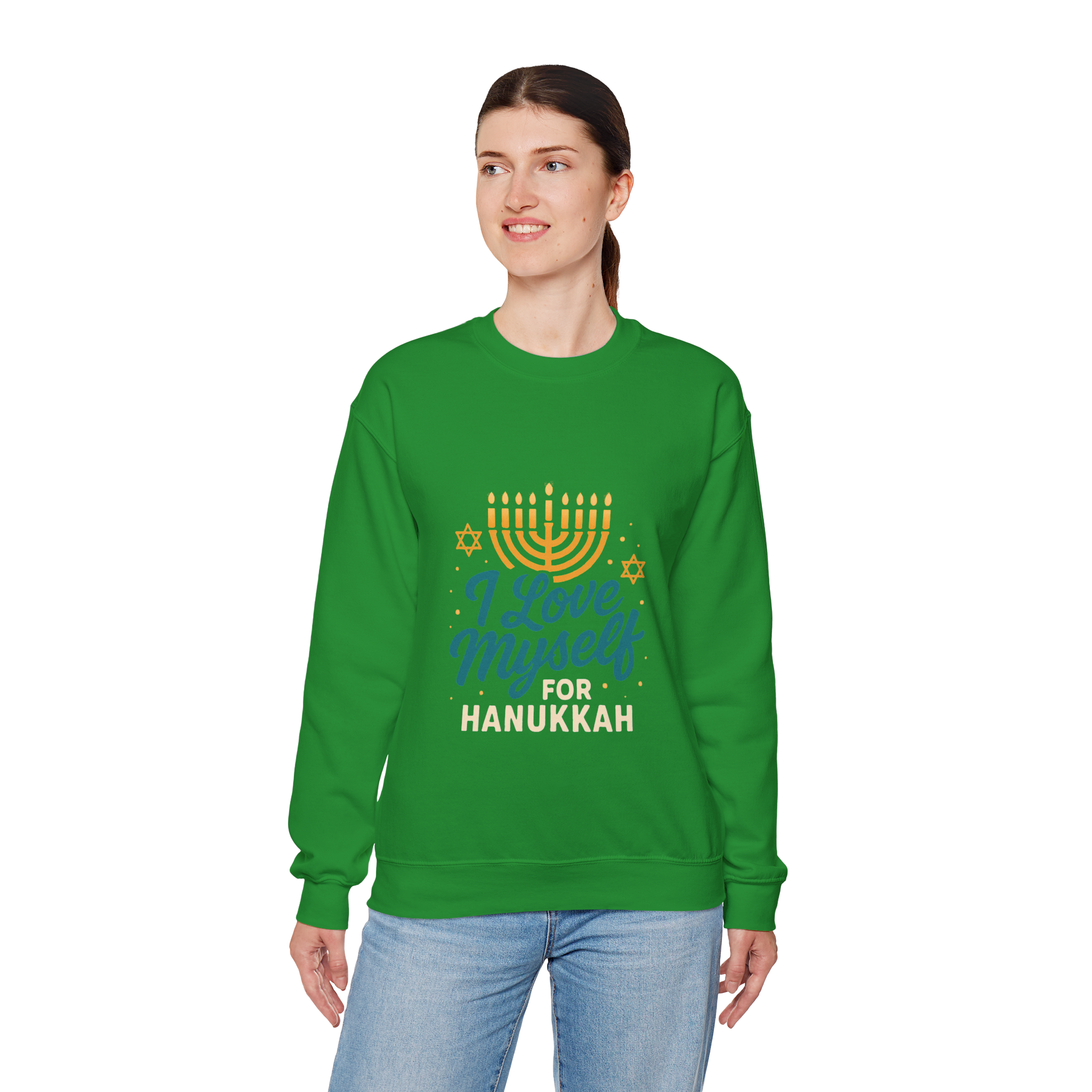 Adult I Love Myself For Hanukkah Sweatshirt #11222025-2