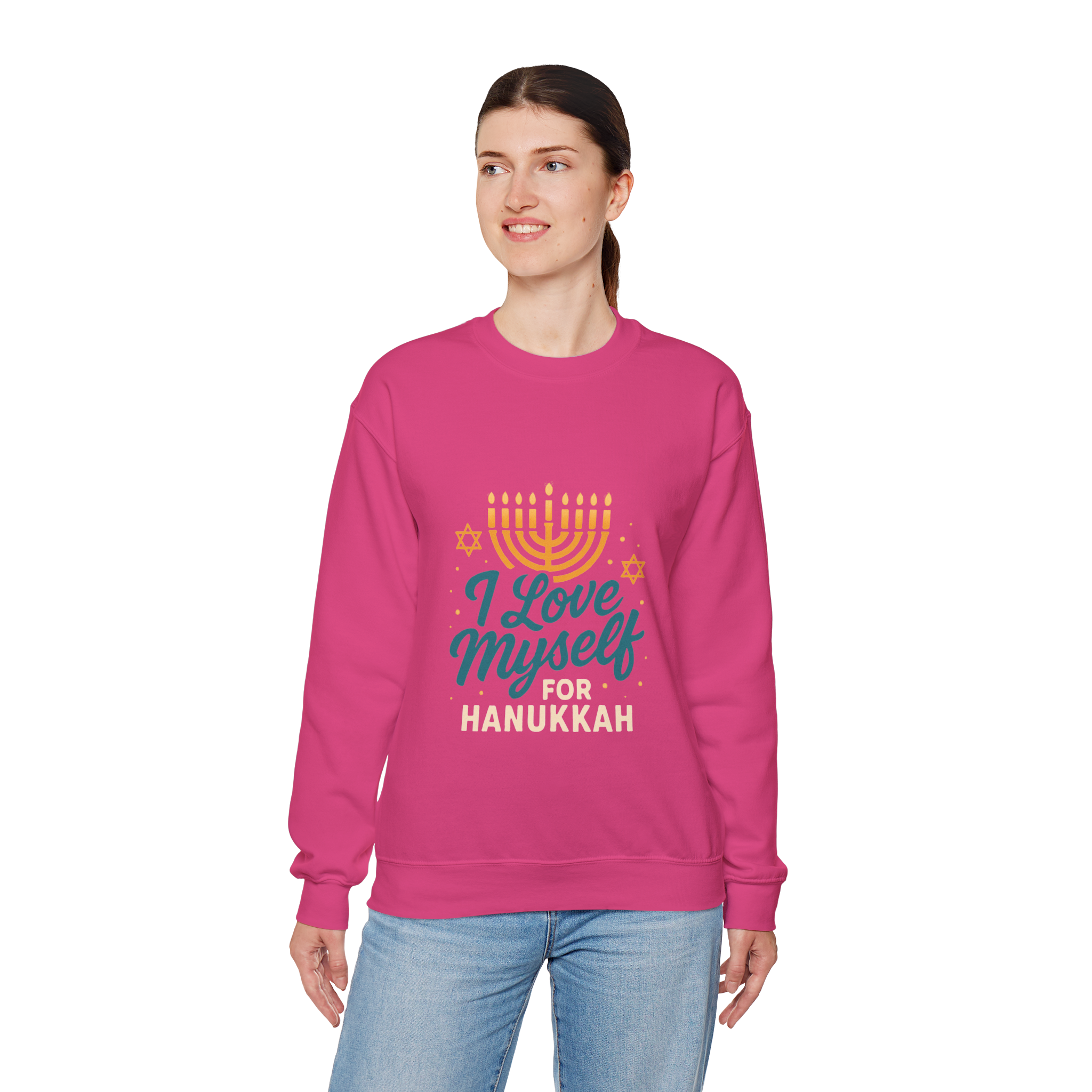 Adult I Love Myself For Hanukkah Sweatshirt #11222025-2