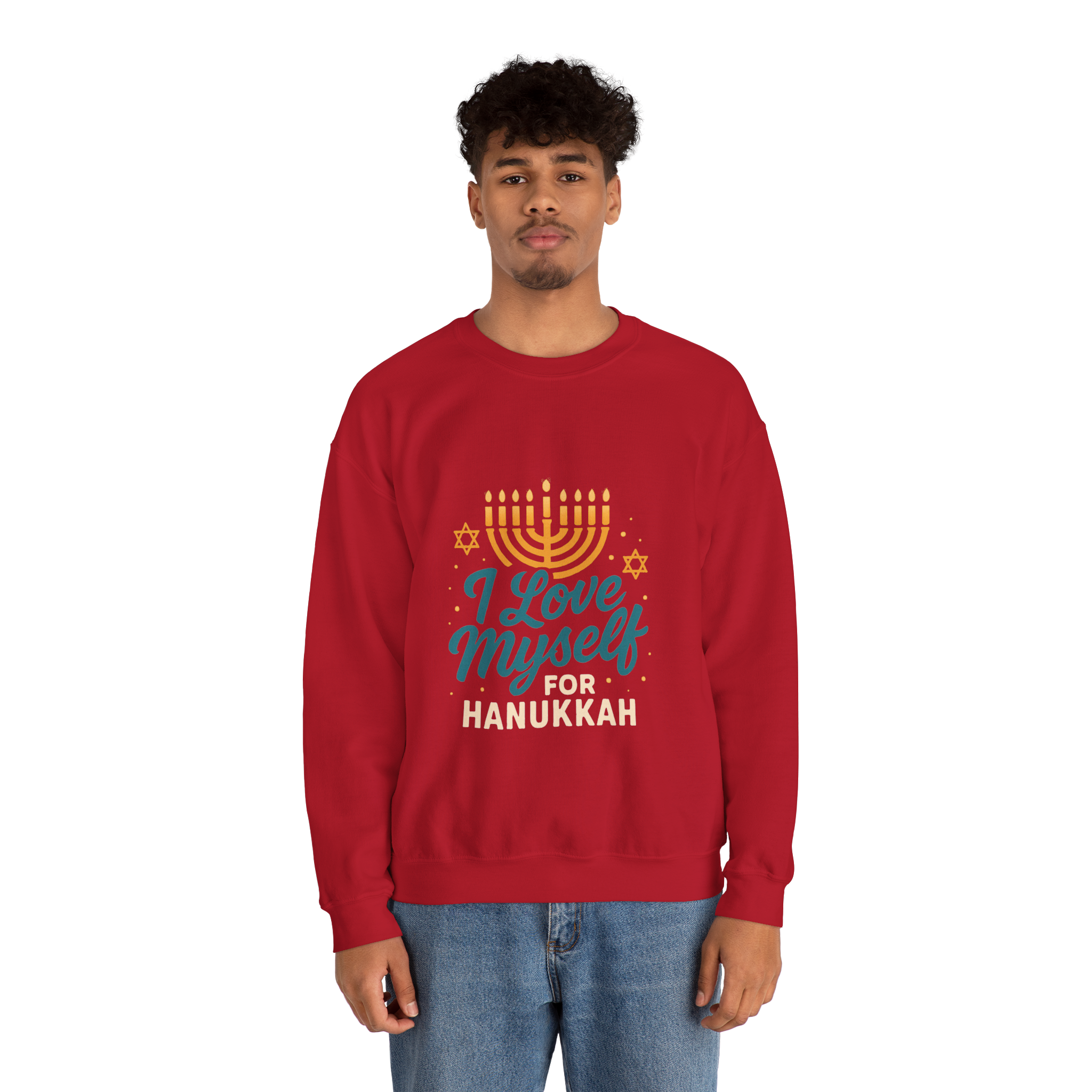 Adult I Love Myself For Hanukkah Sweatshirt #11222025-2