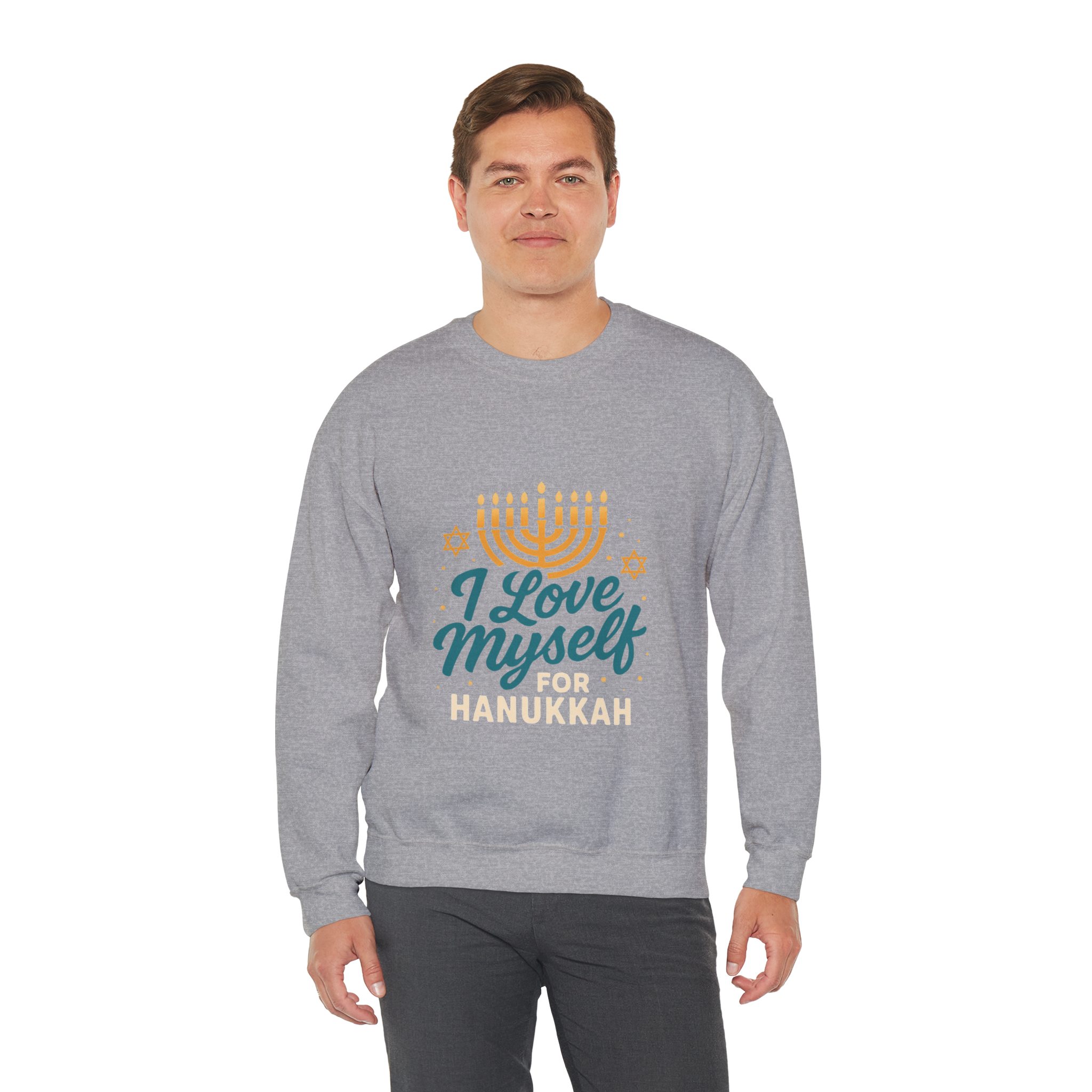 Adult I Love Myself For Hanukkah Sweatshirt #11222025-2