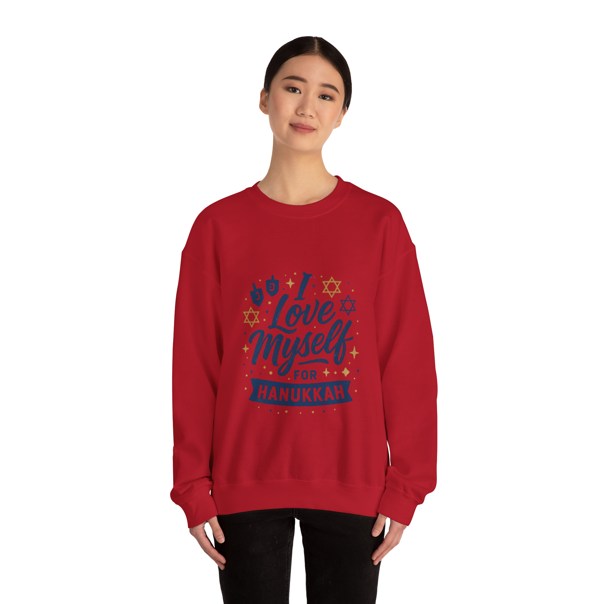 Adult I Love Myself For Hanukkah Sweatshirt #11222025-3