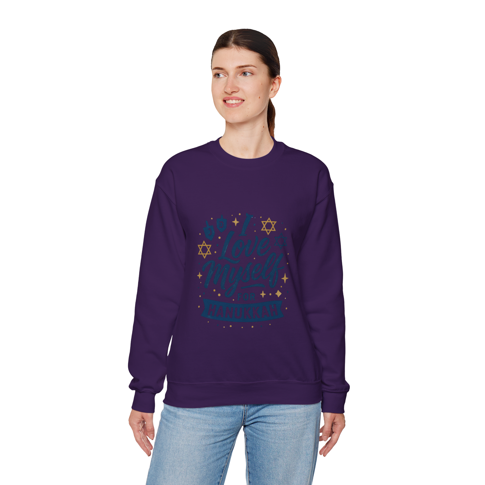 Adult I Love Myself For Hanukkah Sweatshirt #11222025-3