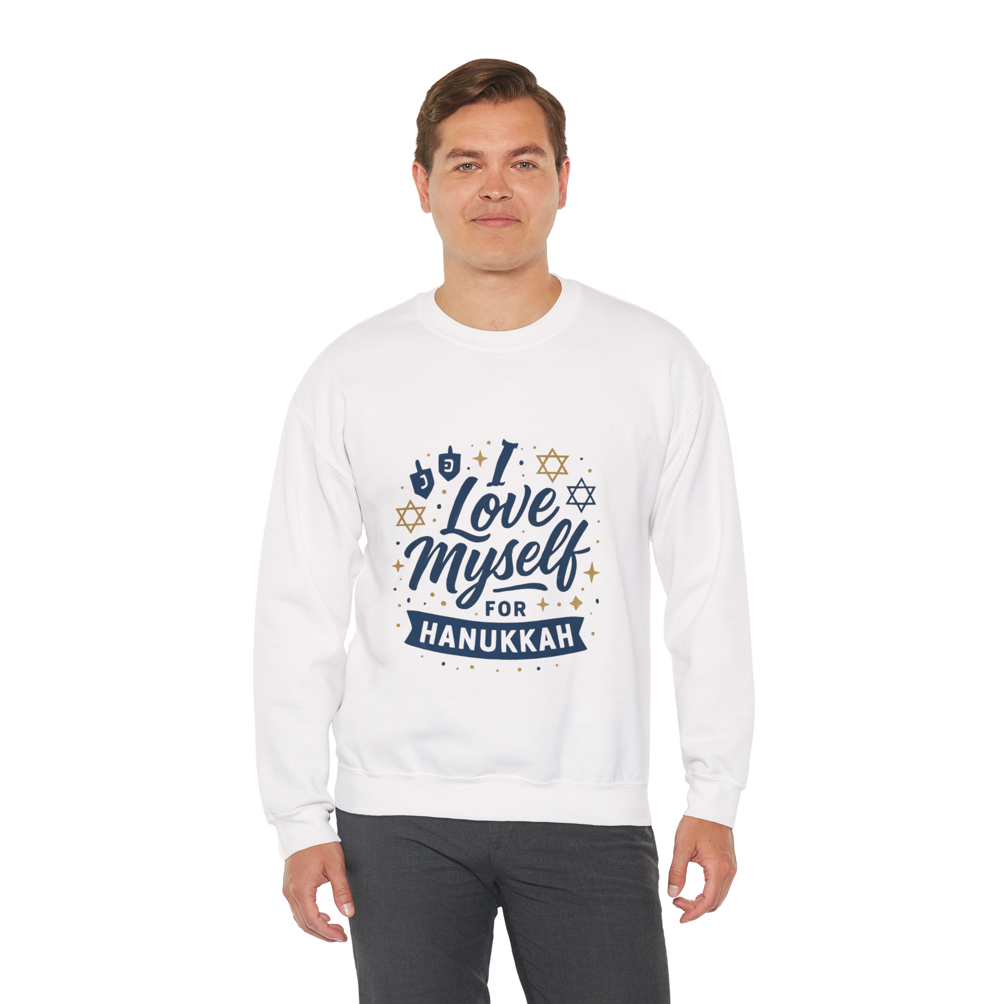 Adult I Love Myself For Hanukkah Sweatshirt #11222025-3