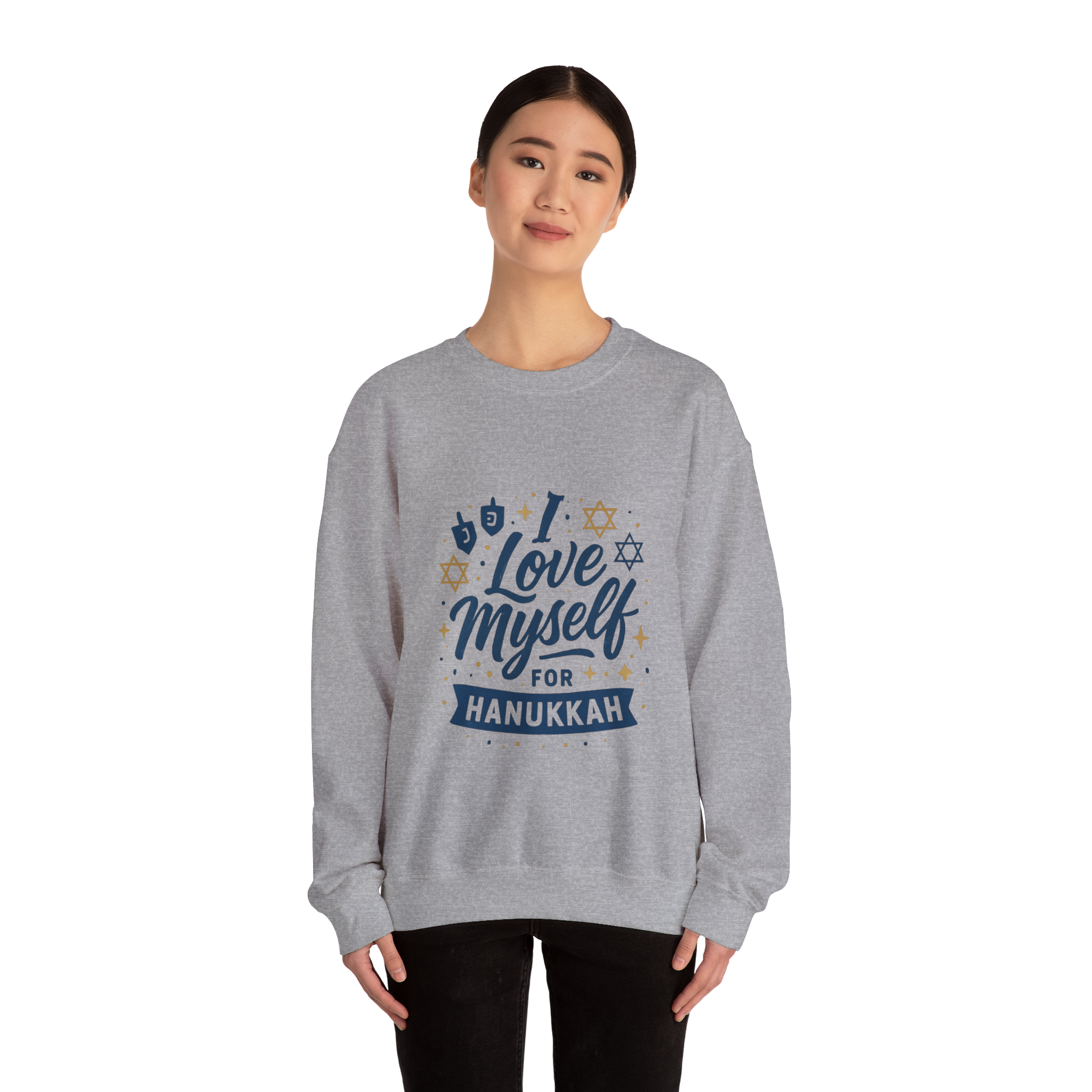 Adult I Love Myself For Hanukkah Sweatshirt #11222025-3