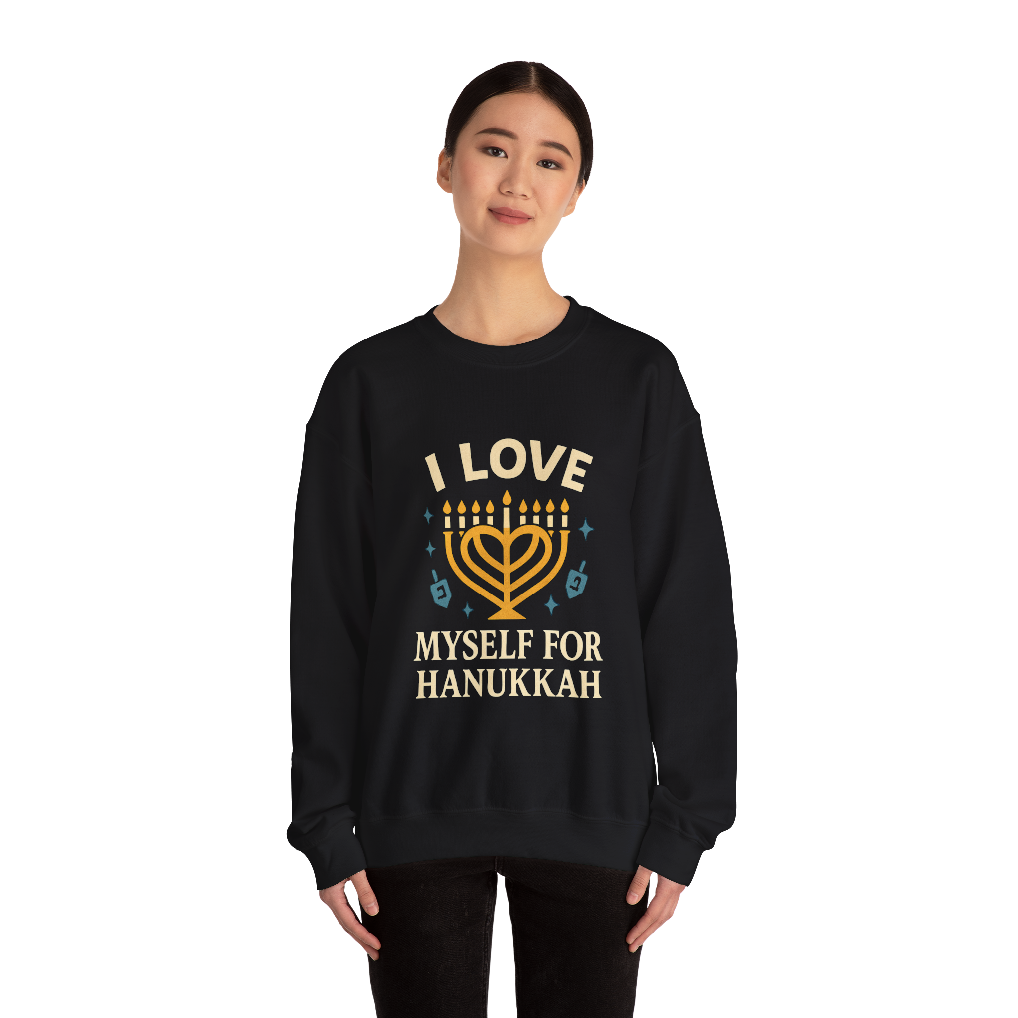 Adult I Love Myself For Hanukkah Sweatshirt #11222025-4