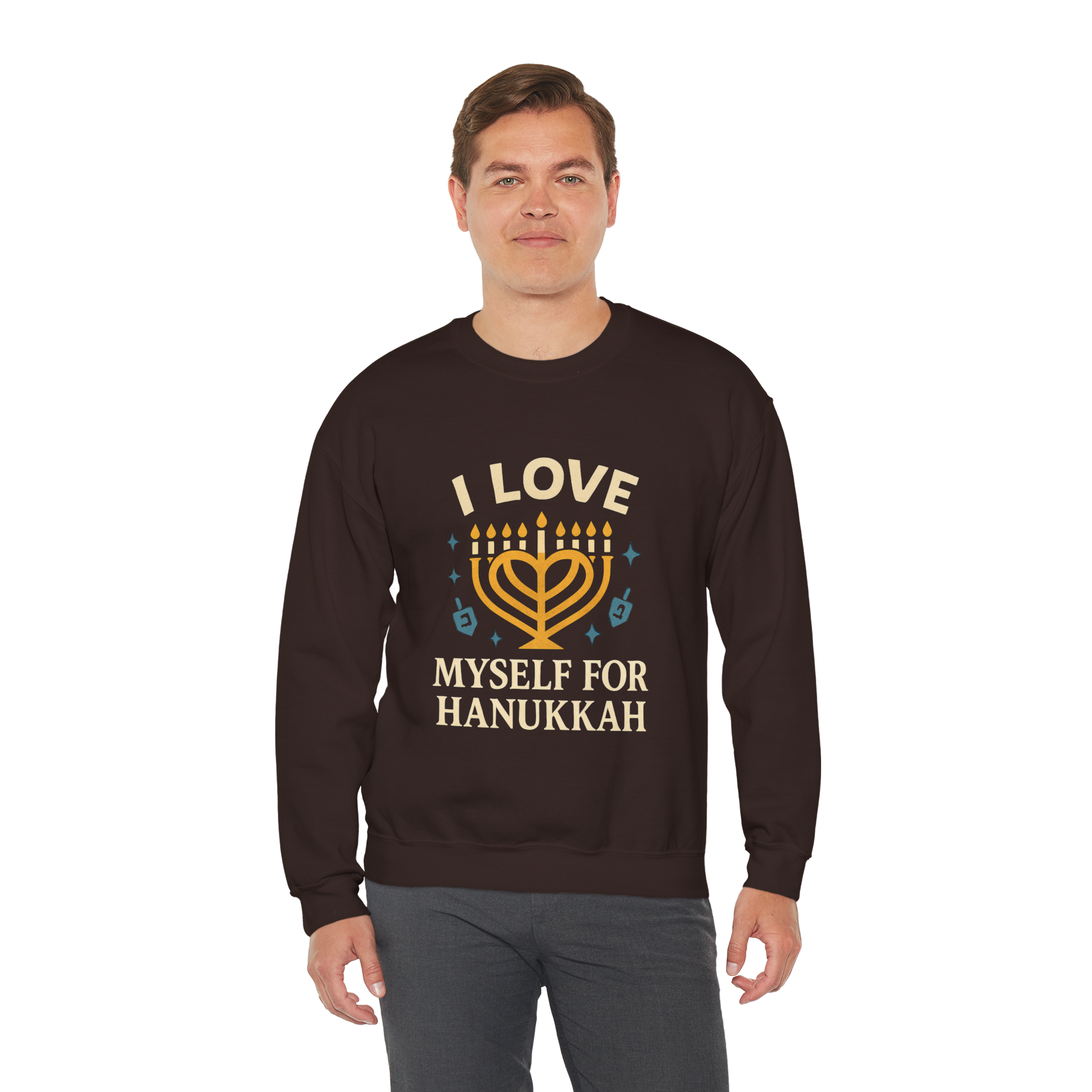 Adult I Love Myself For Hanukkah Sweatshirt #11222025-4