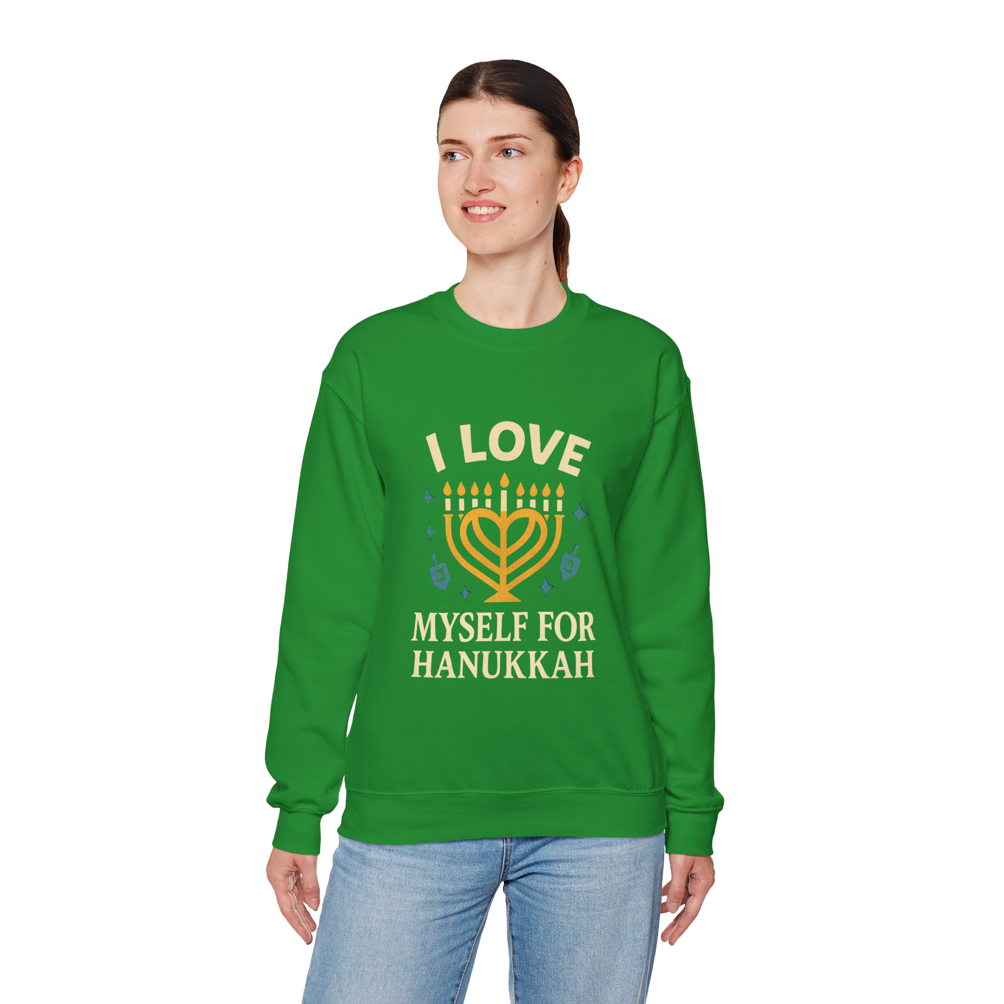 Adult I Love Myself For Hanukkah Sweatshirt #11222025-4