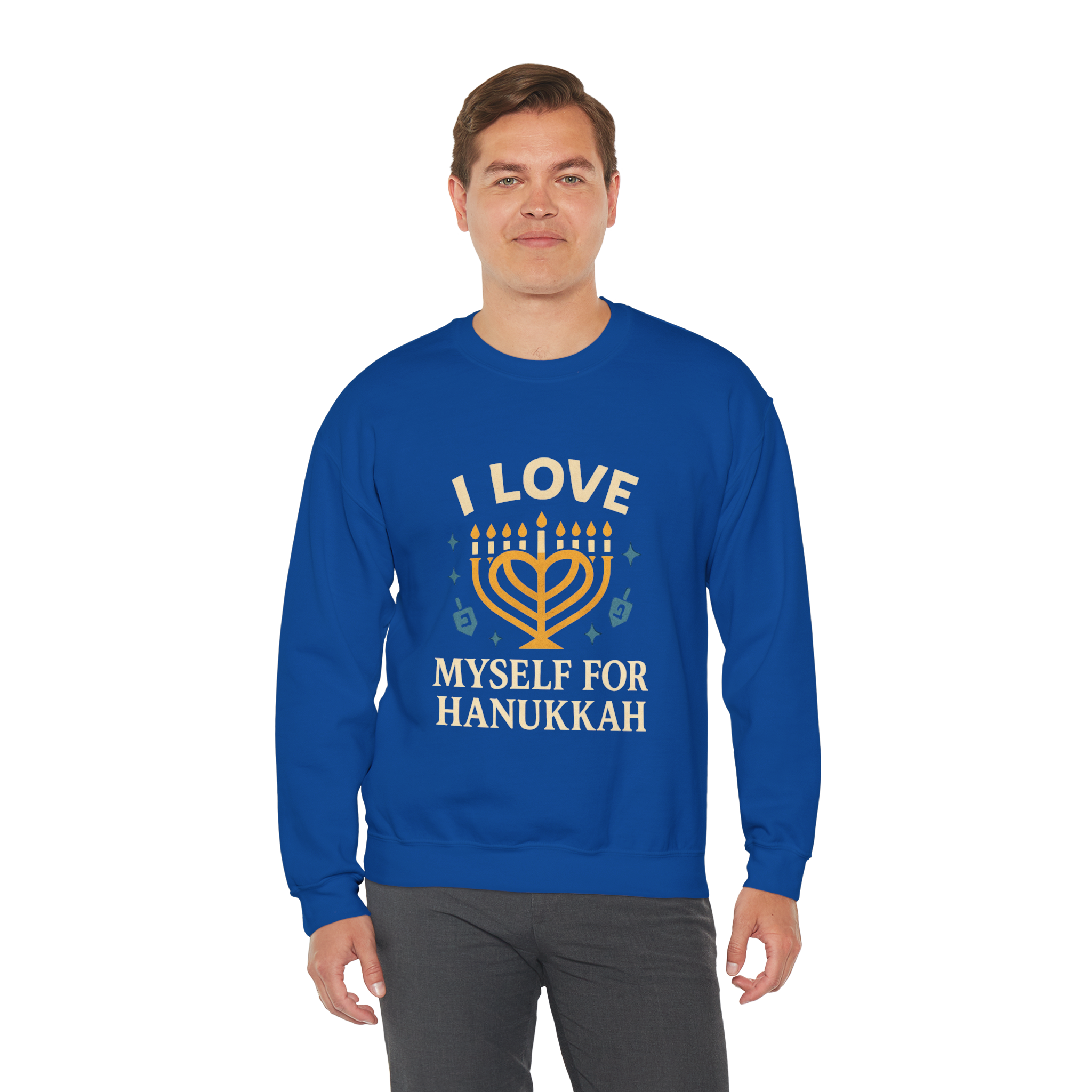 Adult I Love Myself For Hanukkah Sweatshirt #11222025-4