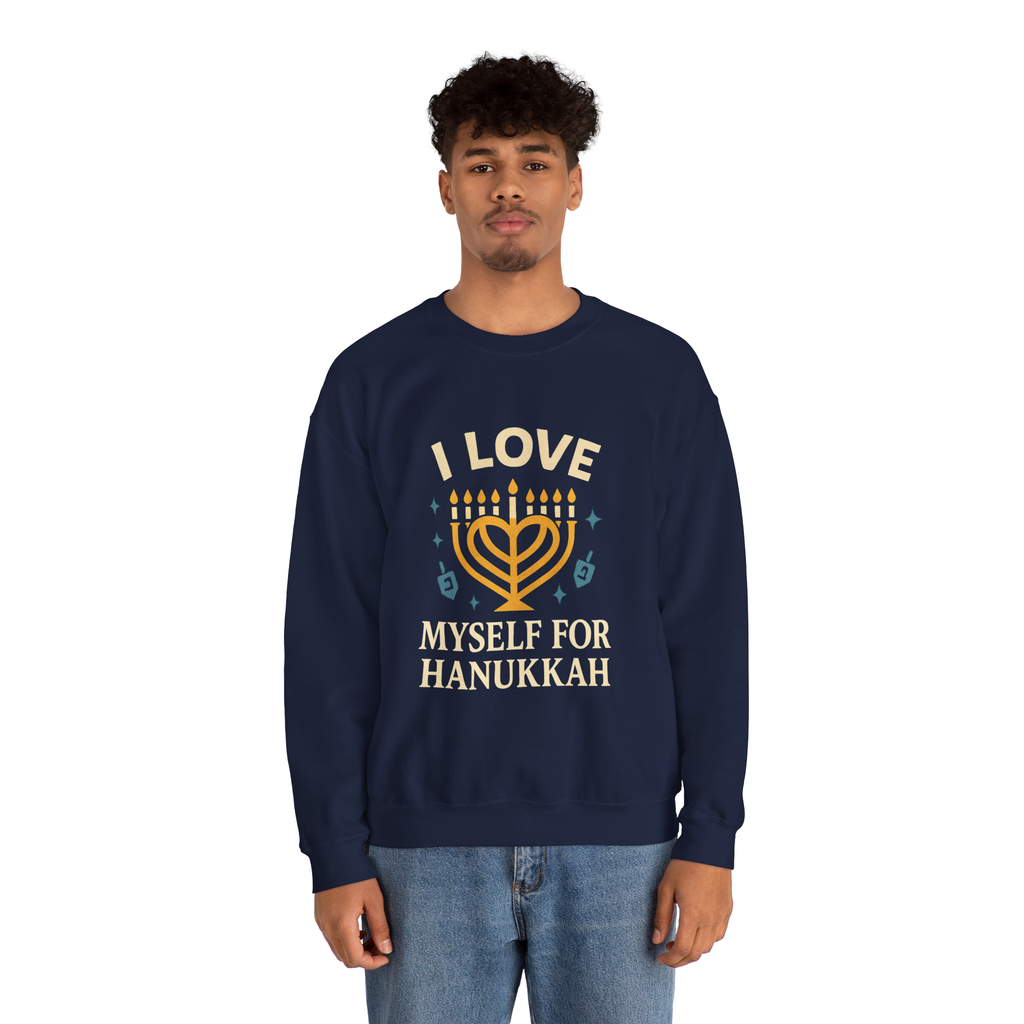 Adult I Love Myself For Hanukkah Sweatshirt #11222025-4