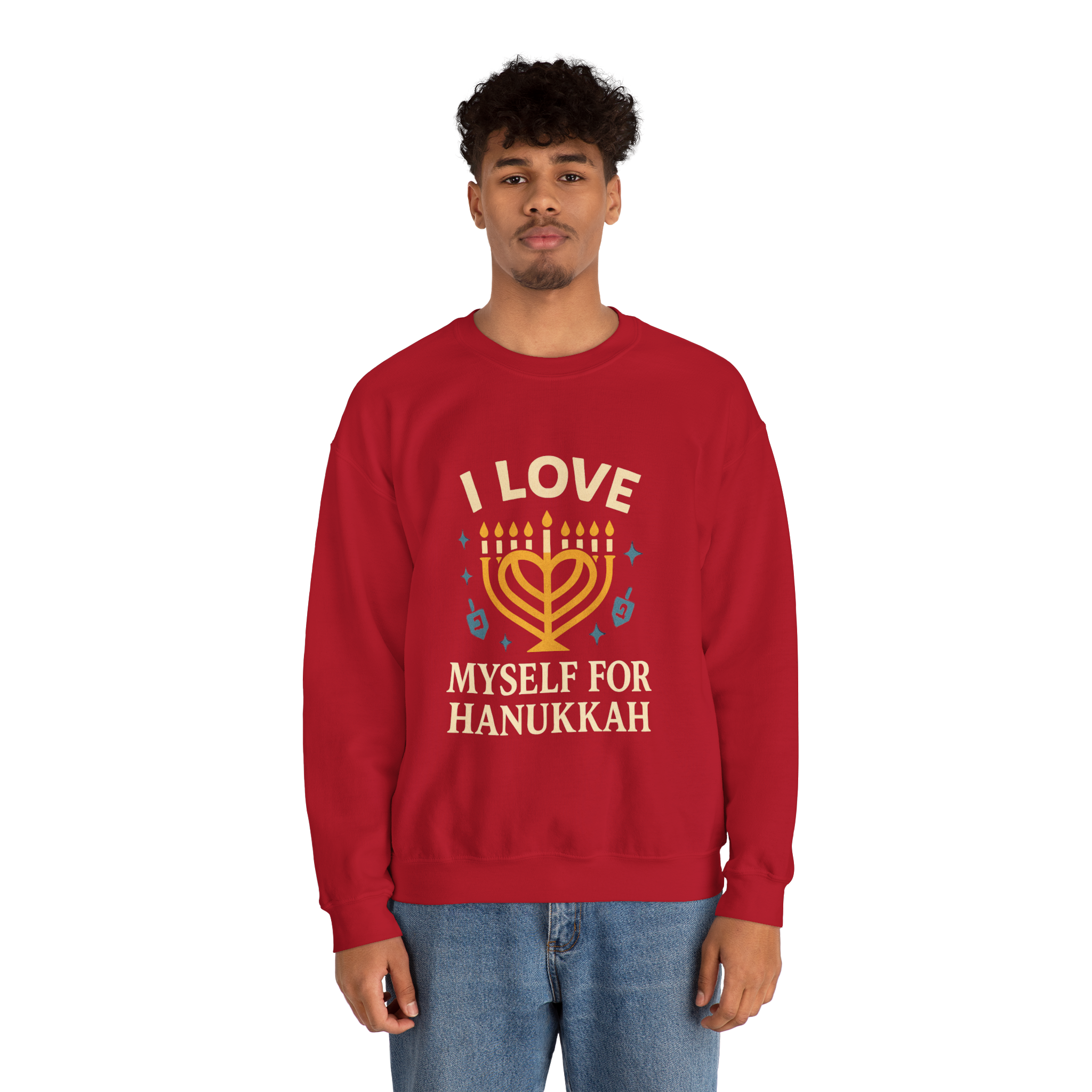 Adult I Love Myself For Hanukkah Sweatshirt #11222025-4