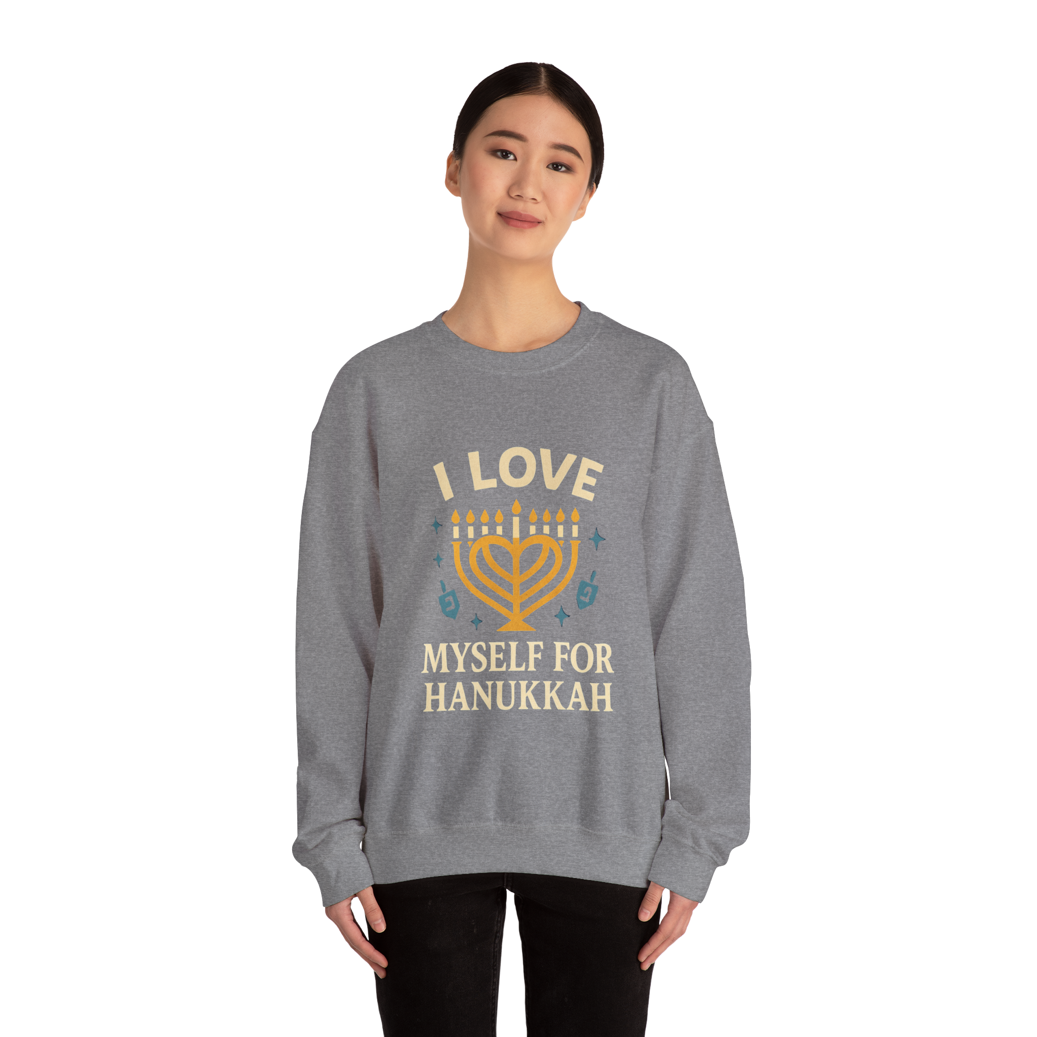Adult I Love Myself For Hanukkah Sweatshirt #11222025-4