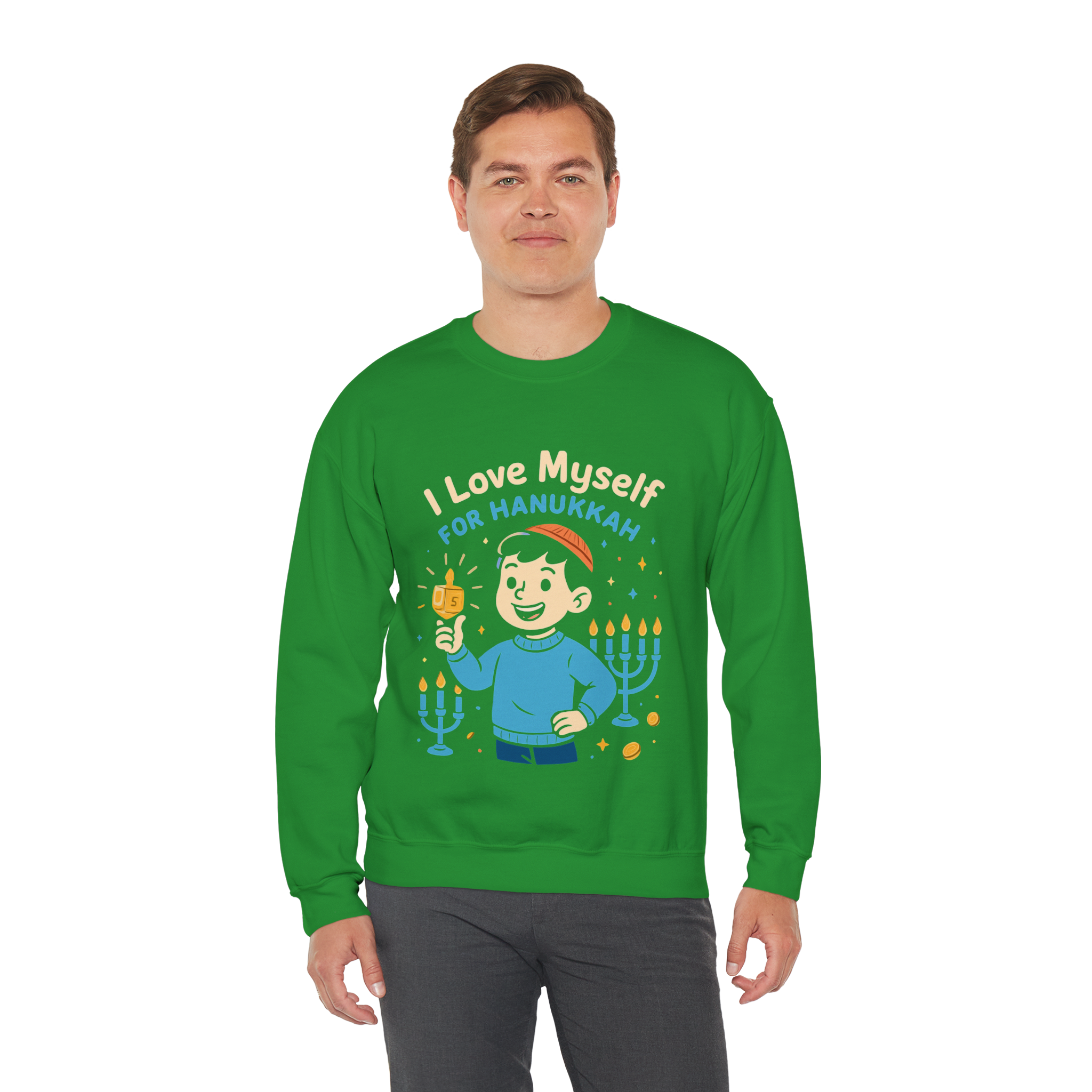 Adult I Love Myself For Hanukkah Sweatshirt #11222025-5