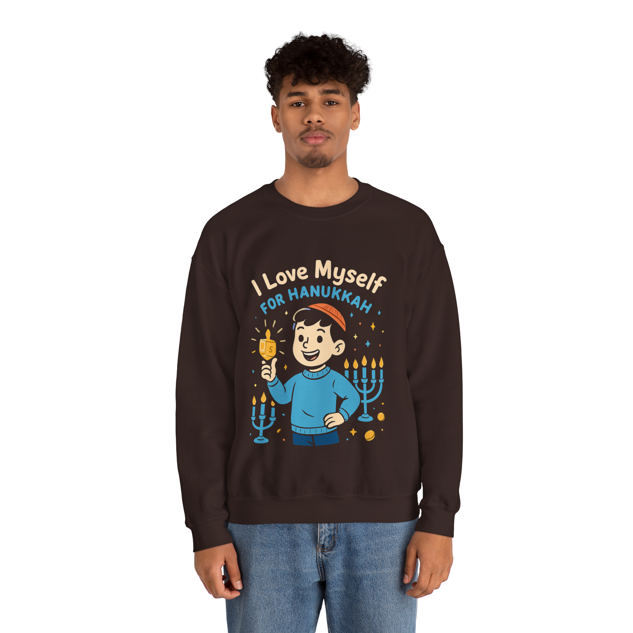 Adult I Love Myself For Hanukkah Sweatshirt #11222025-5