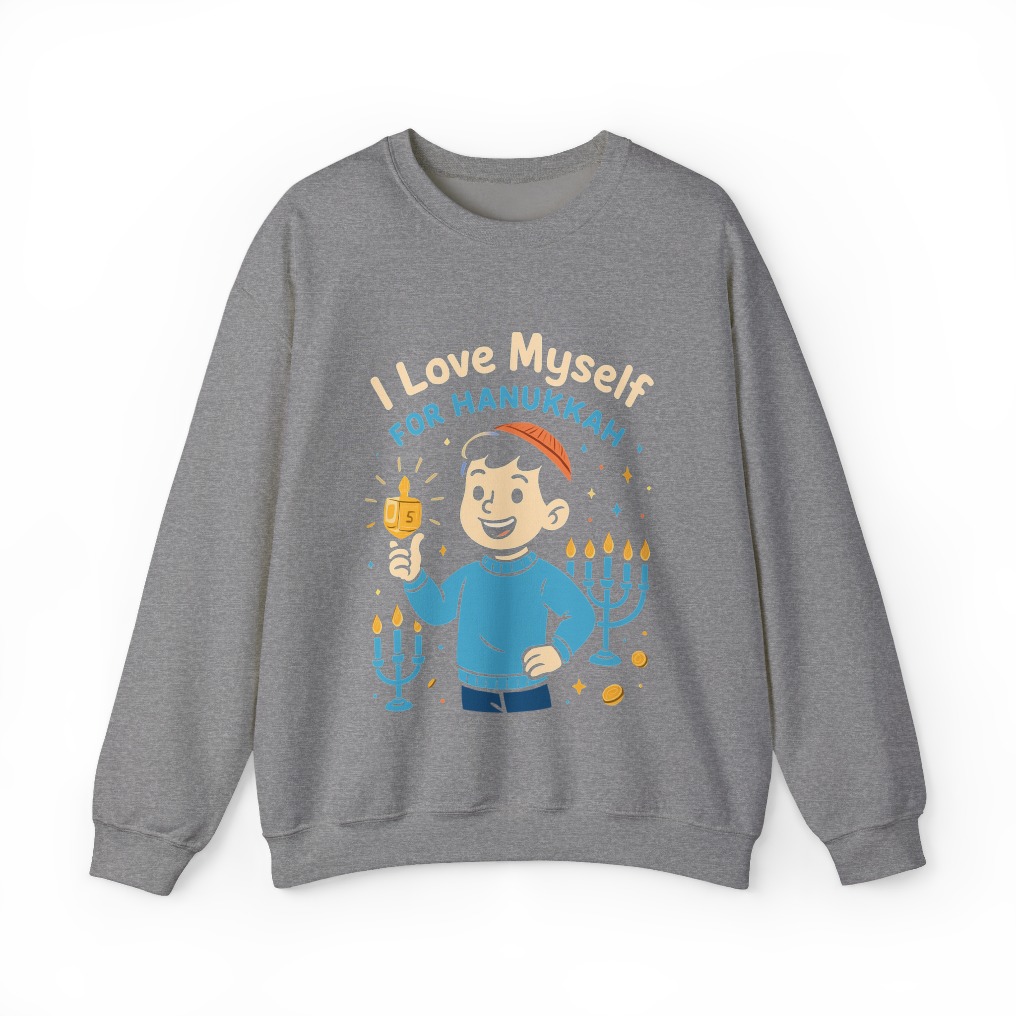 Adult I Love Myself For Hanukkah Sweatshirt #11222025-5
