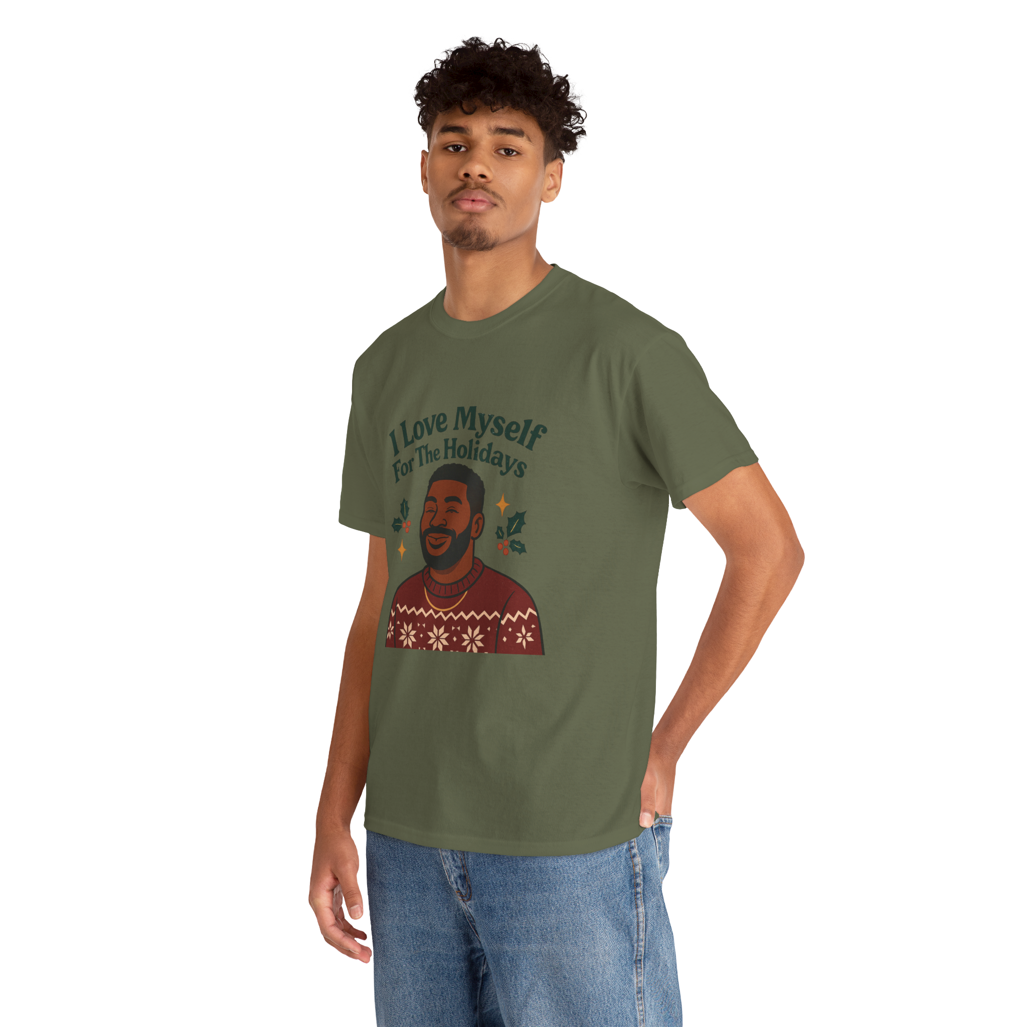 Adult I Love Myself For The Holidays Heavy Cotton Tee #11232025-3