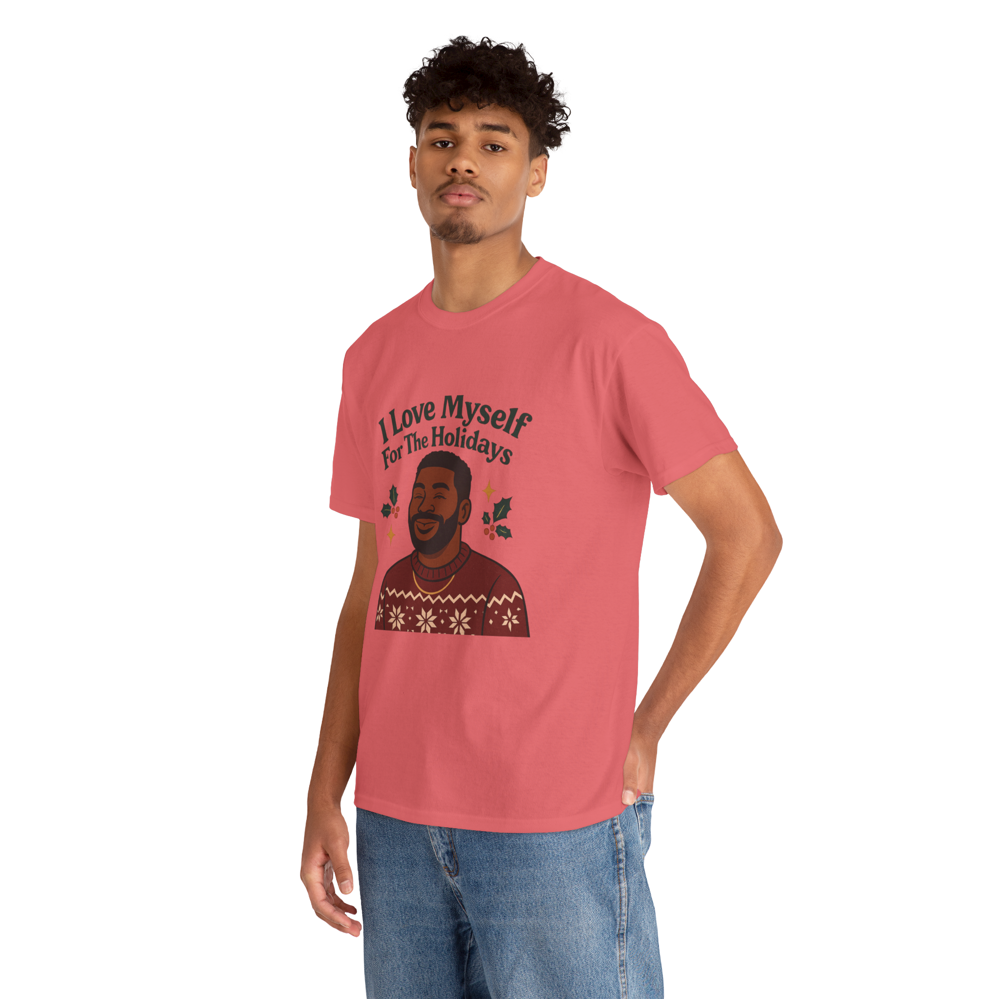 Adult I Love Myself For The Holidays Heavy Cotton Tee #11232025-3