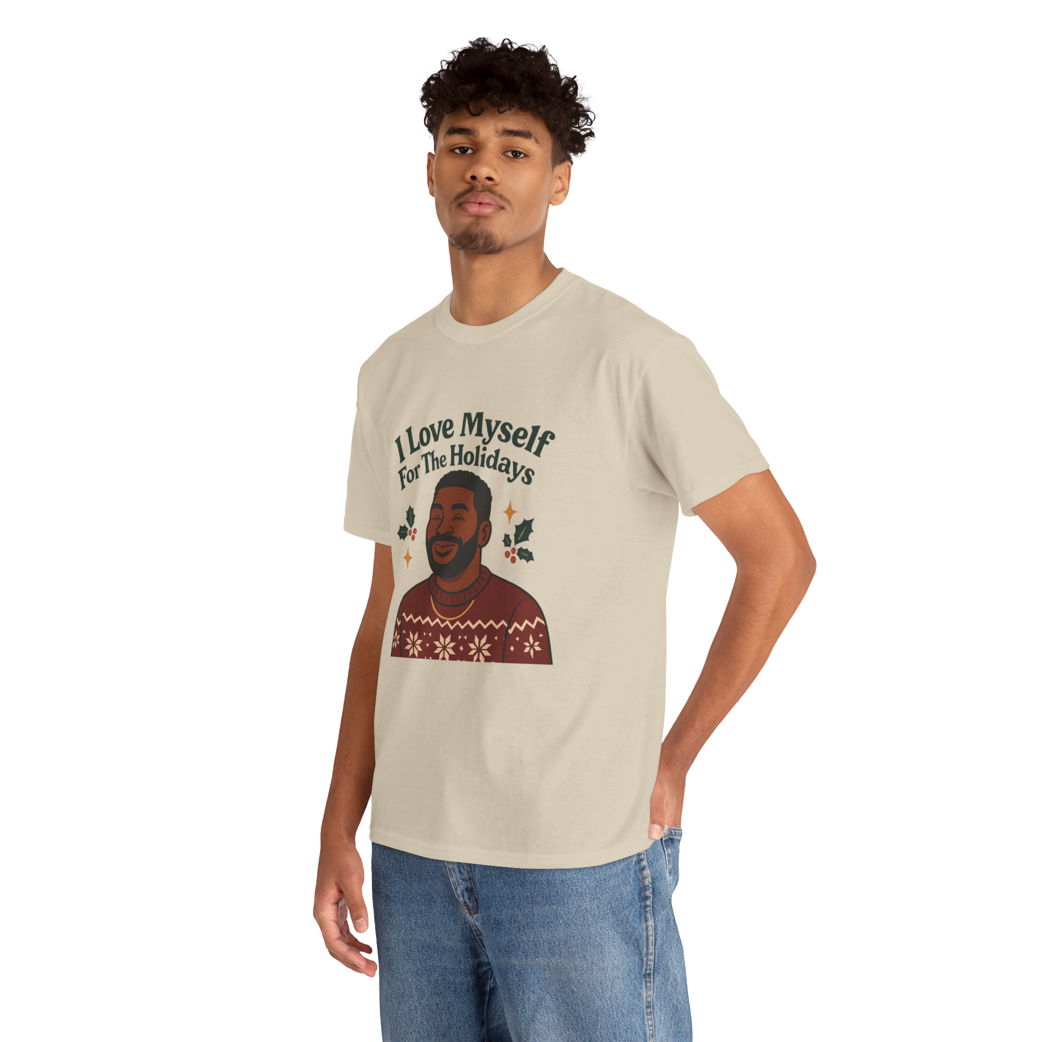 Adult I Love Myself For The Holidays Heavy Cotton Tee #11232025-3