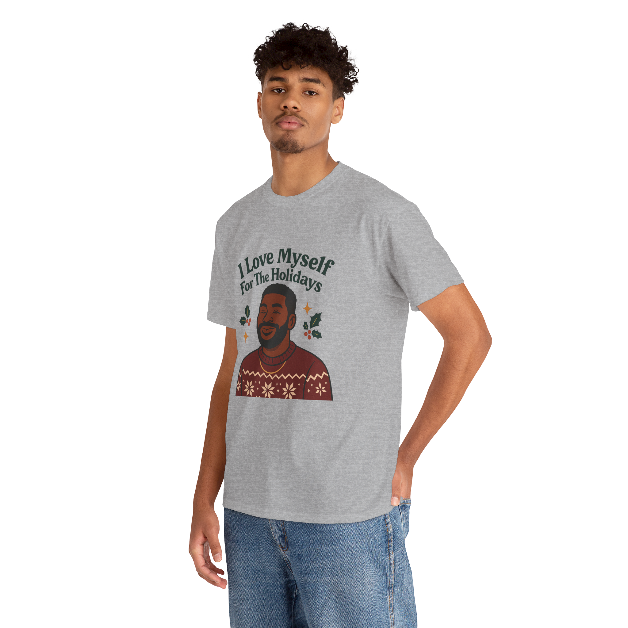 Adult I Love Myself For The Holidays Heavy Cotton Tee #11232025-3