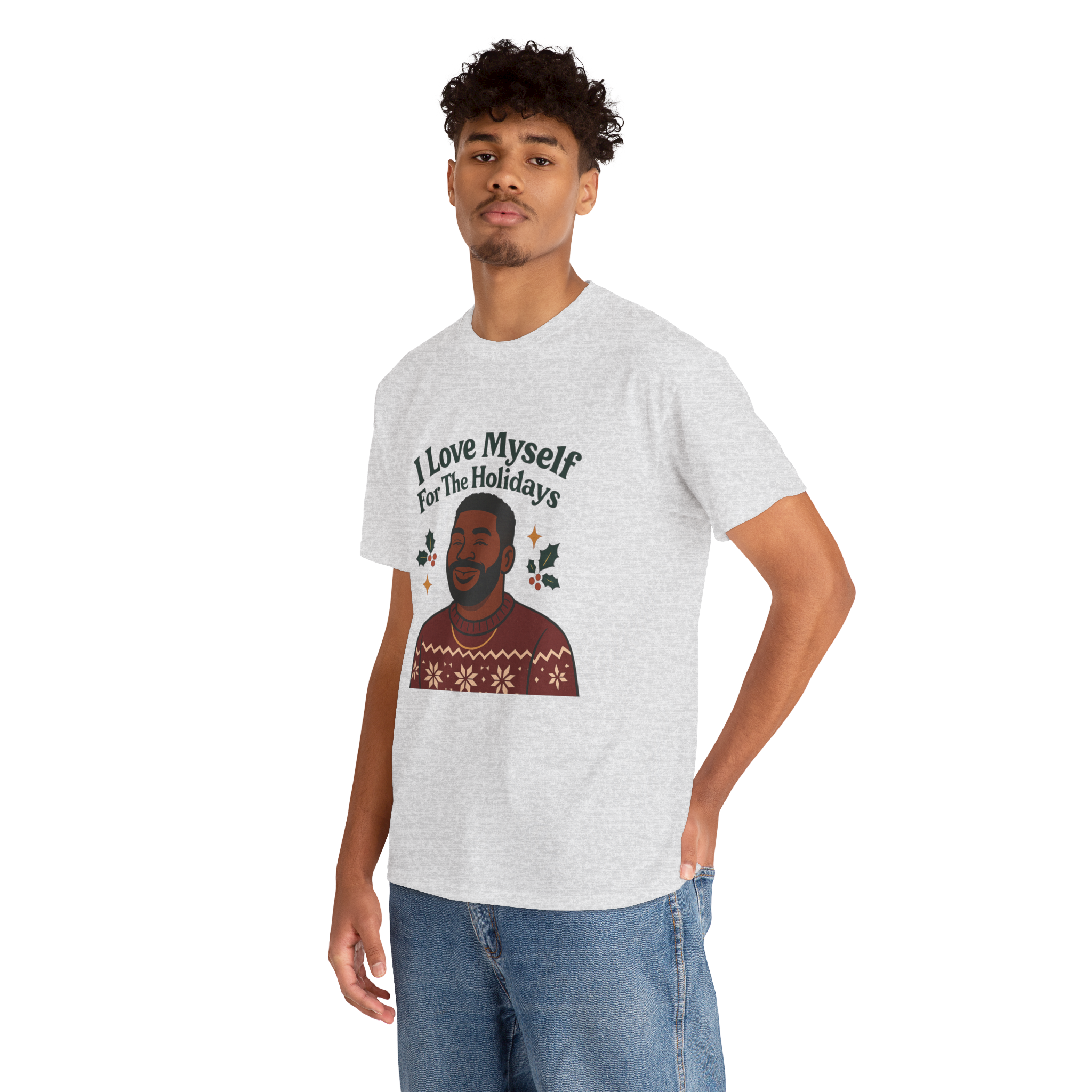 Adult I Love Myself For The Holidays Heavy Cotton Tee #11232025-3