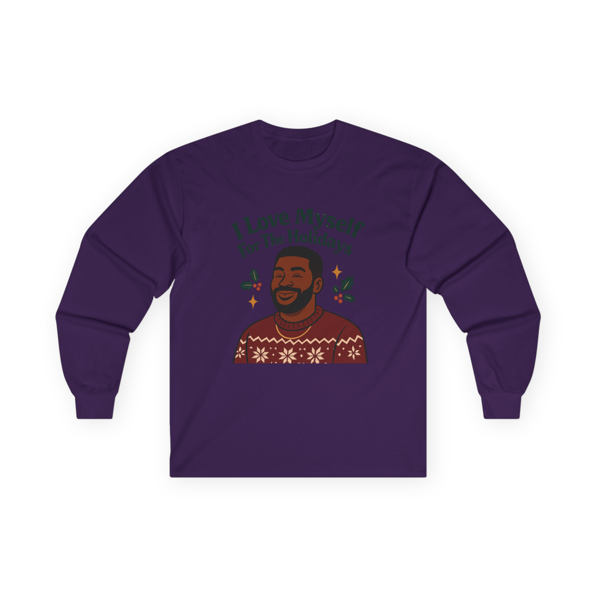 Adult I Love Myself For The Holidays Long Sleeve Tee #11232025-3