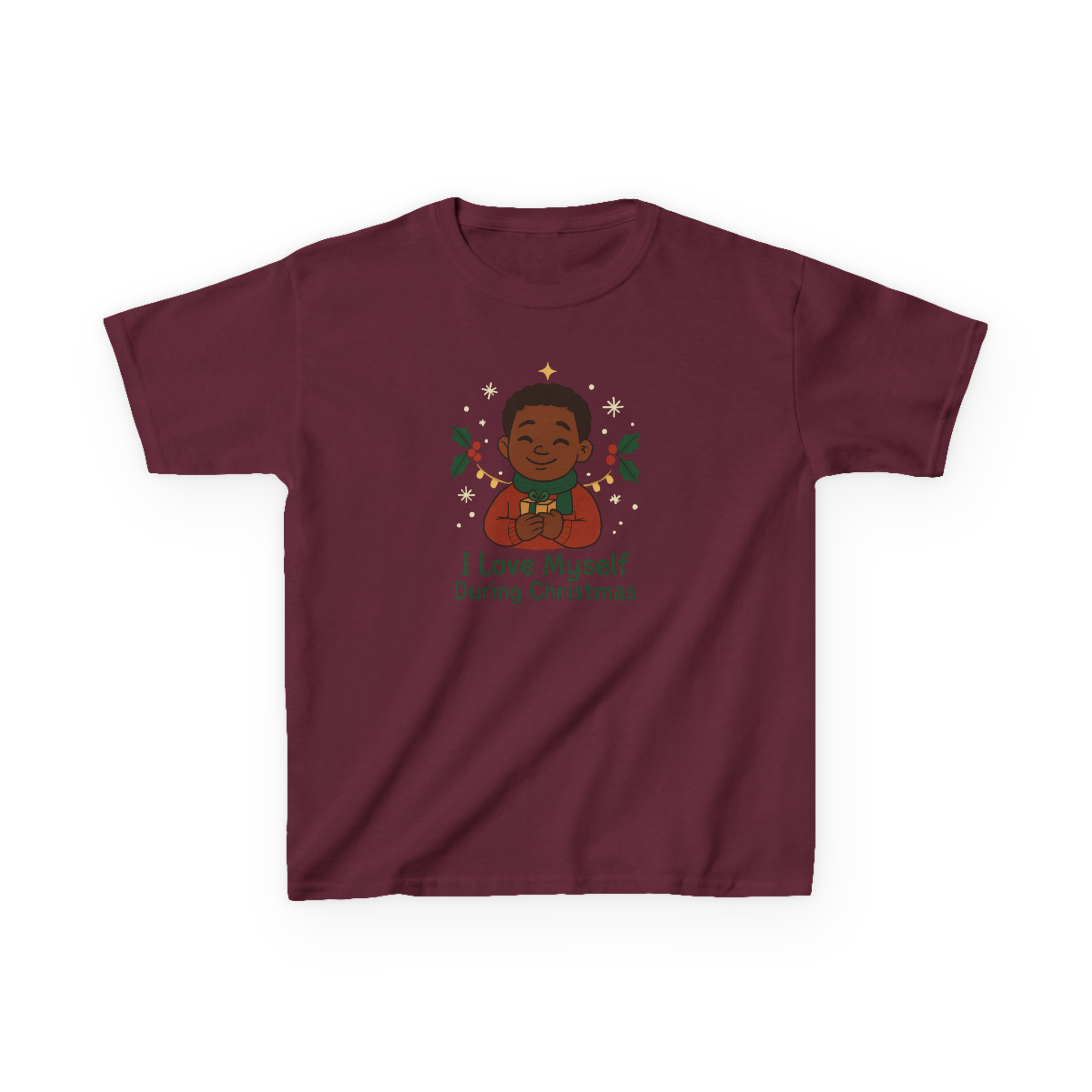 Kids I Love Myself During Christmas Heavy Cotton Tee #11242025-1