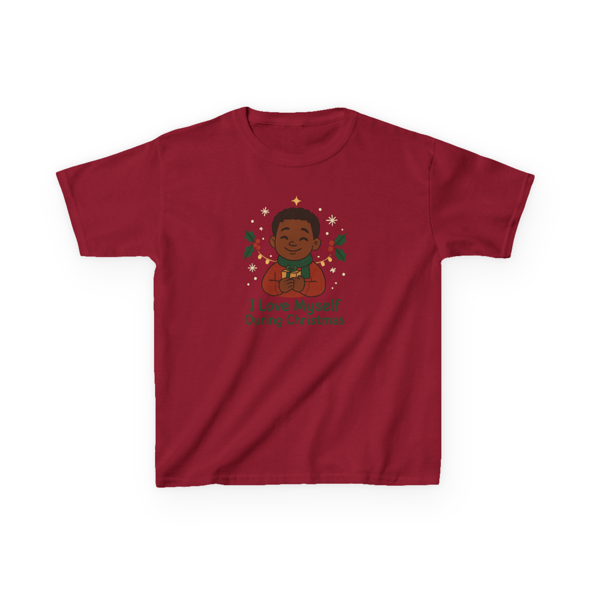 Kids I Love Myself During Christmas Heavy Cotton Tee #11242025-1