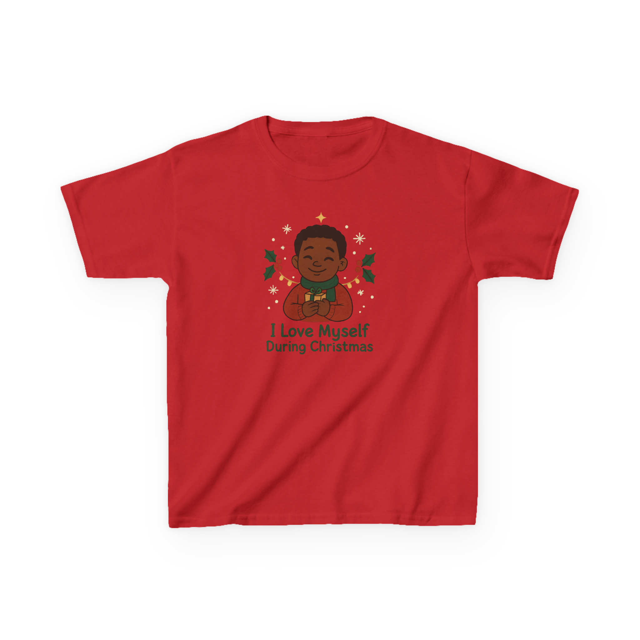 Kids I Love Myself During Christmas Heavy Cotton Tee #11242025-1