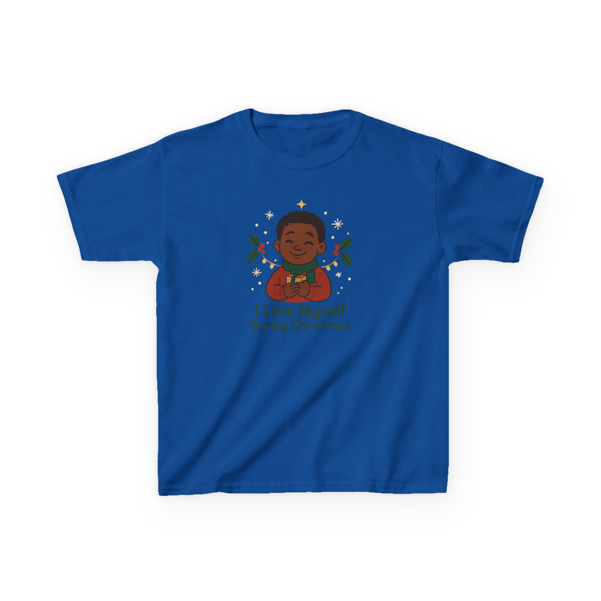 Kids I Love Myself During Christmas Heavy Cotton Tee #11242025-1