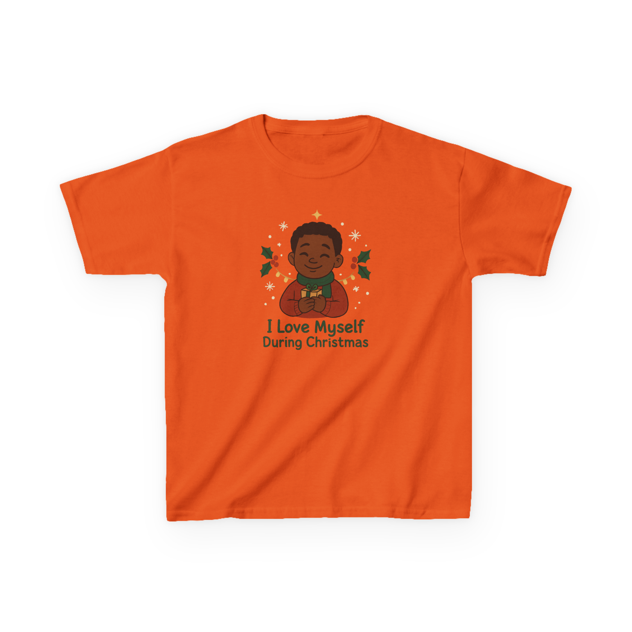 Kids I Love Myself During Christmas Heavy Cotton Tee #11242025-1