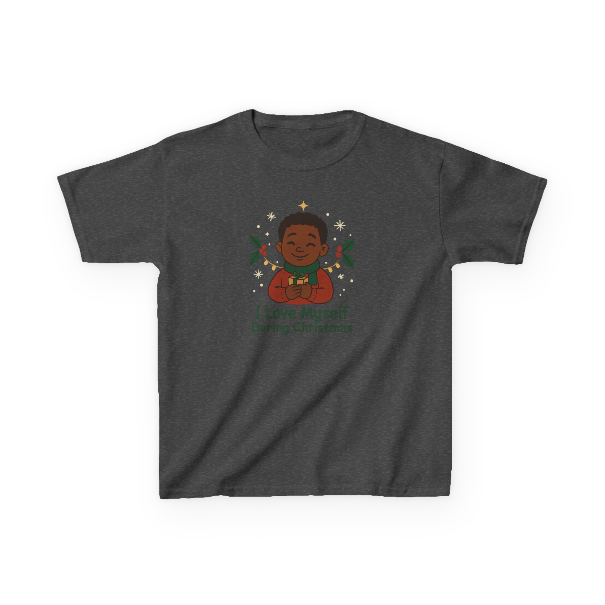 Kids I Love Myself During Christmas Heavy Cotton Tee #11242025-1