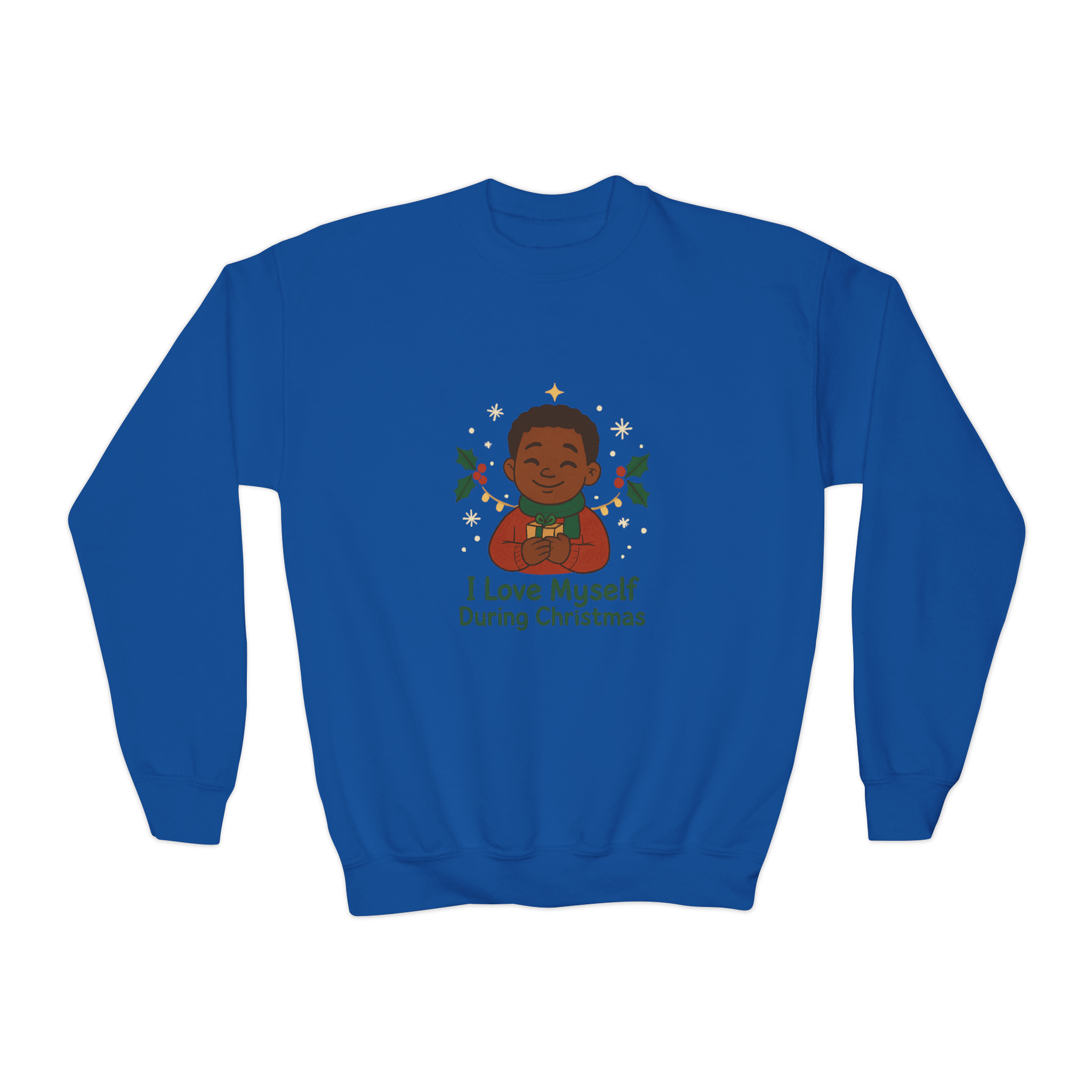 Kids I Love Myself During Christmas Heavy Sweatshirt #11242025-1