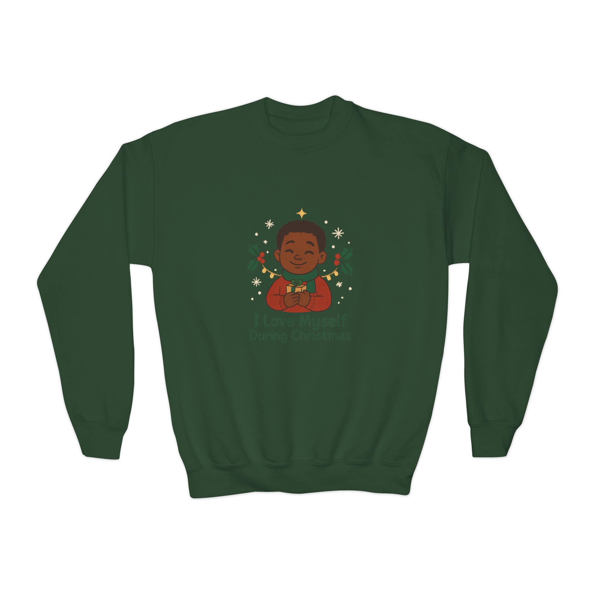 Kids I Love Myself During Christmas Heavy Sweatshirt #11242025-1