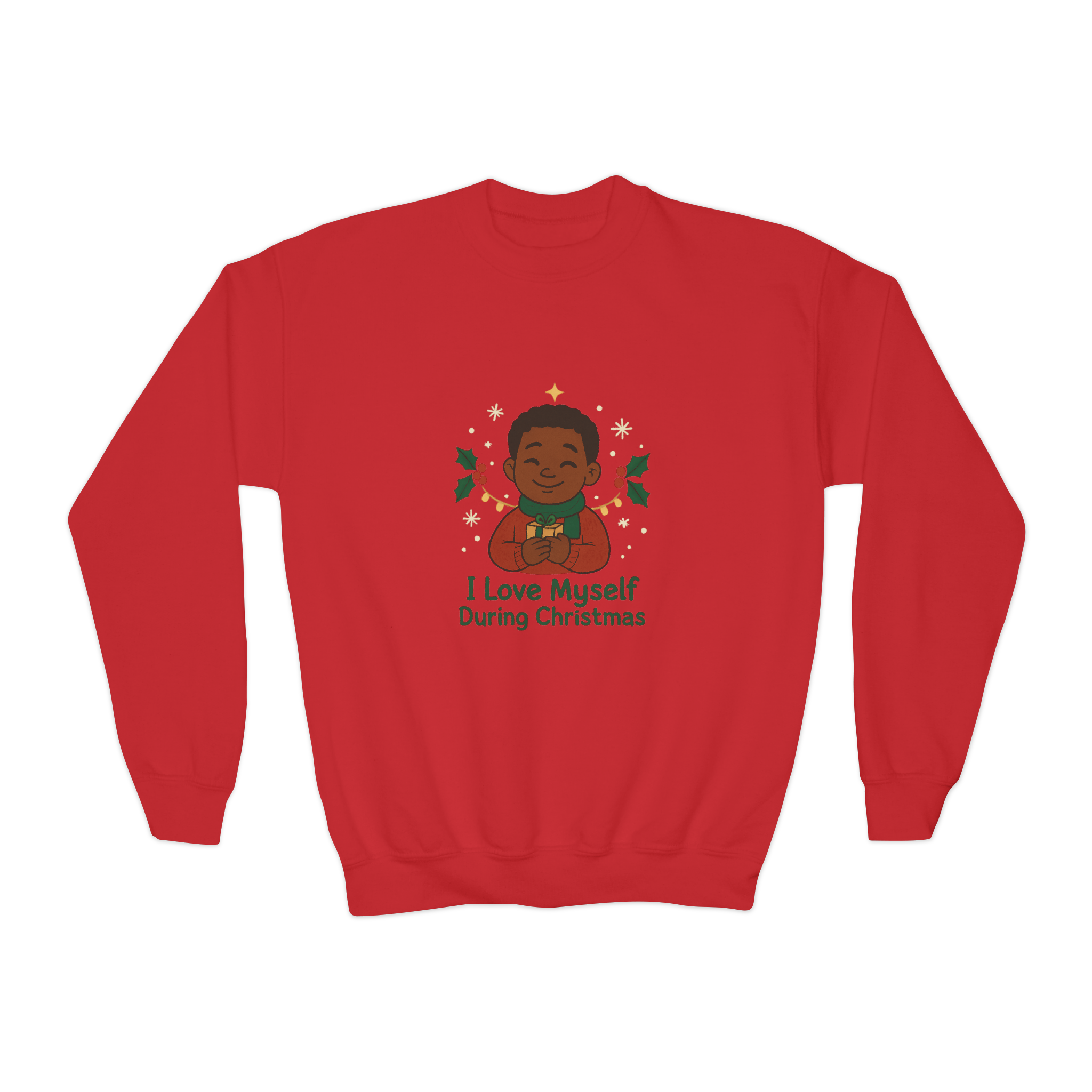 Kids I Love Myself During Christmas Heavy Sweatshirt #11242025-1