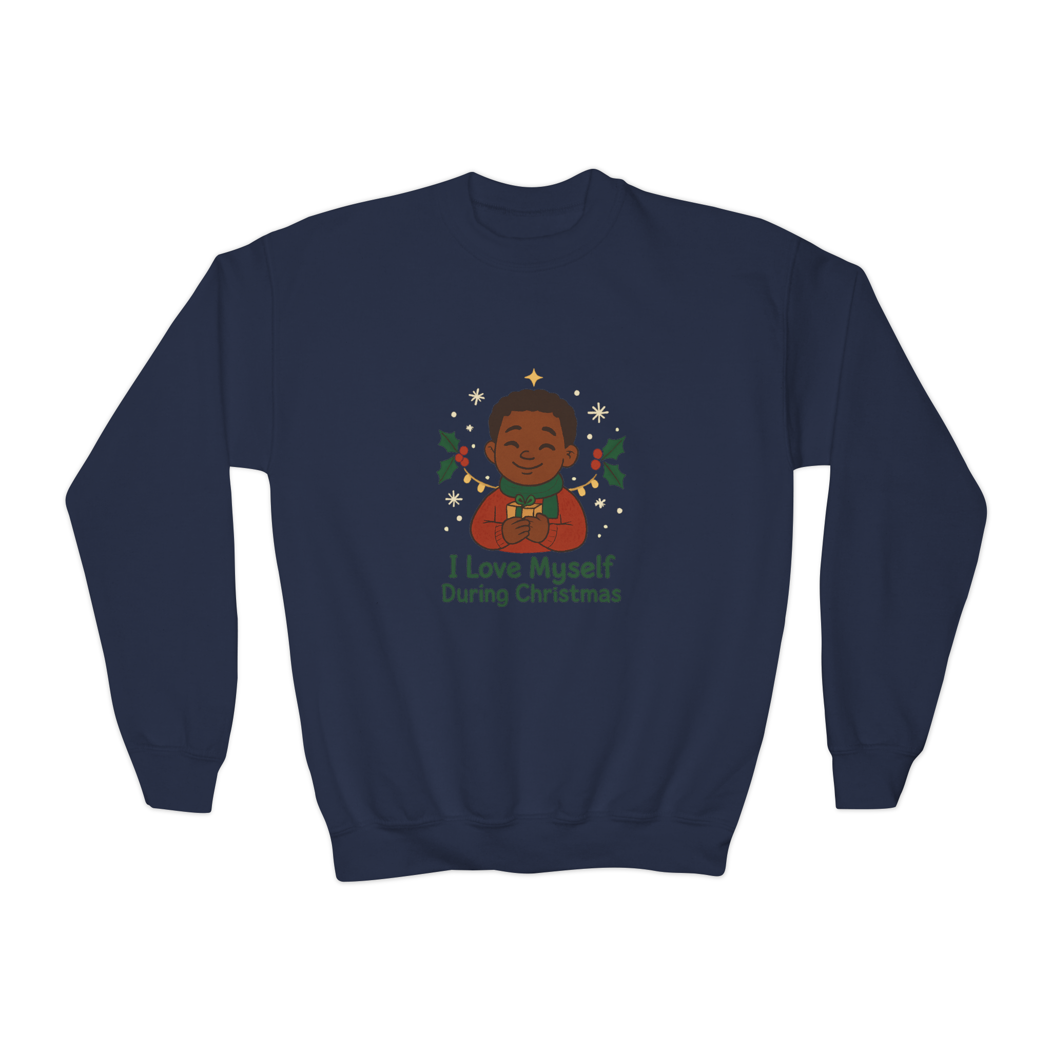 Kids I Love Myself During Christmas Heavy Sweatshirt #11242025-1