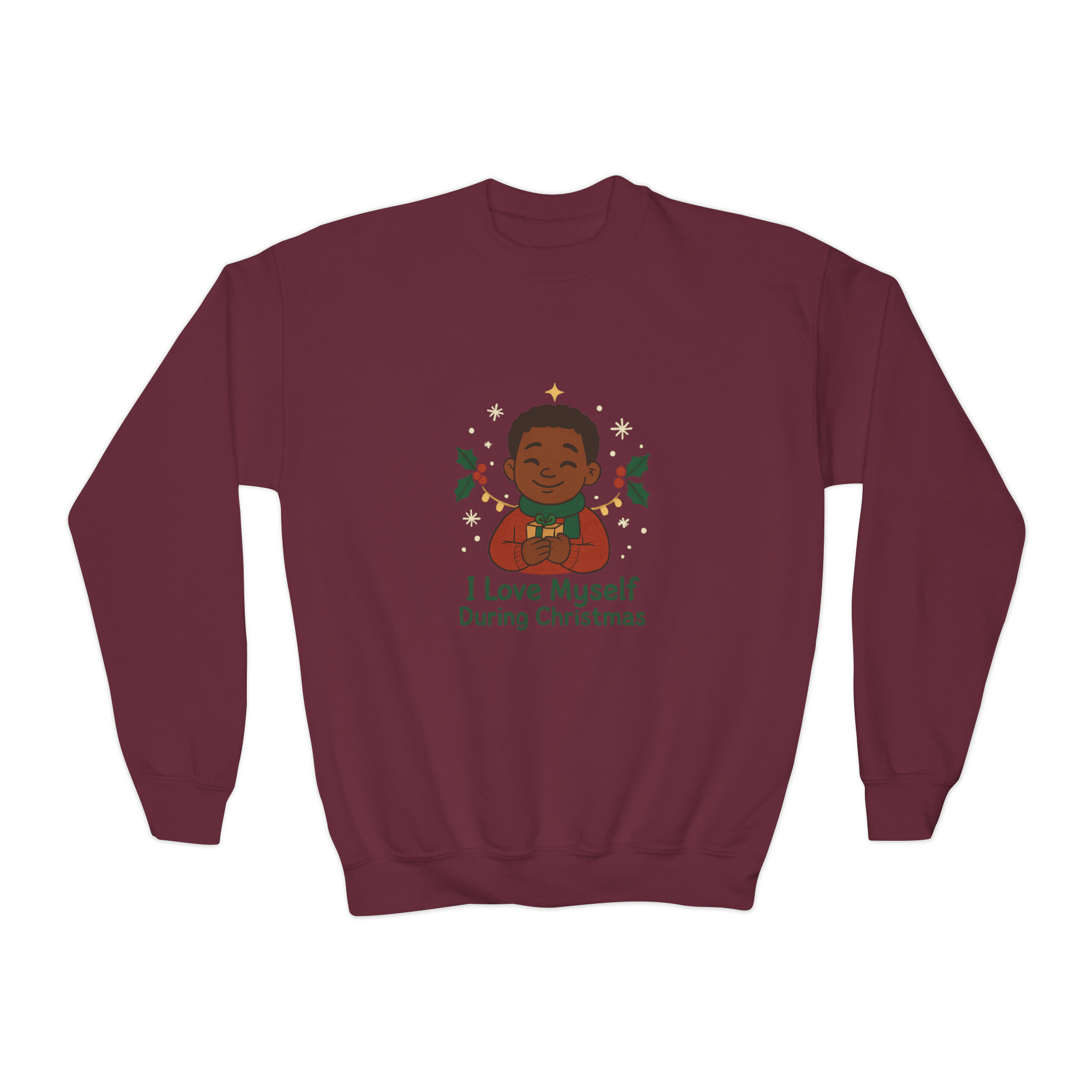 Kids I Love Myself During Christmas Heavy Sweatshirt #11242025-1