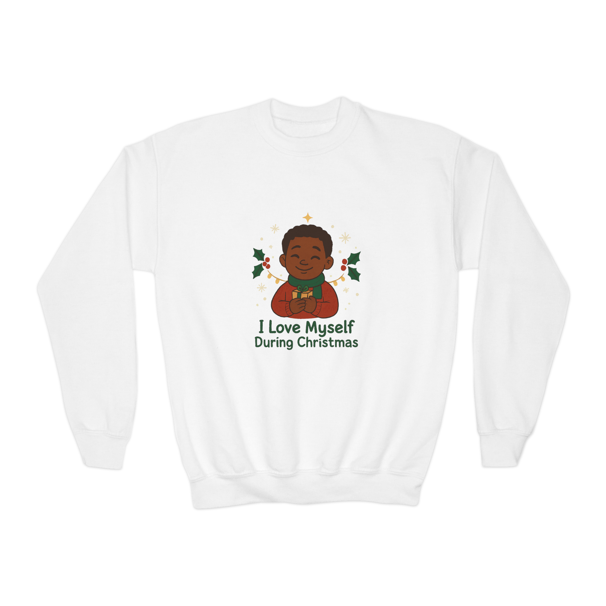 Kids I Love Myself During Christmas Heavy Sweatshirt #11242025-1