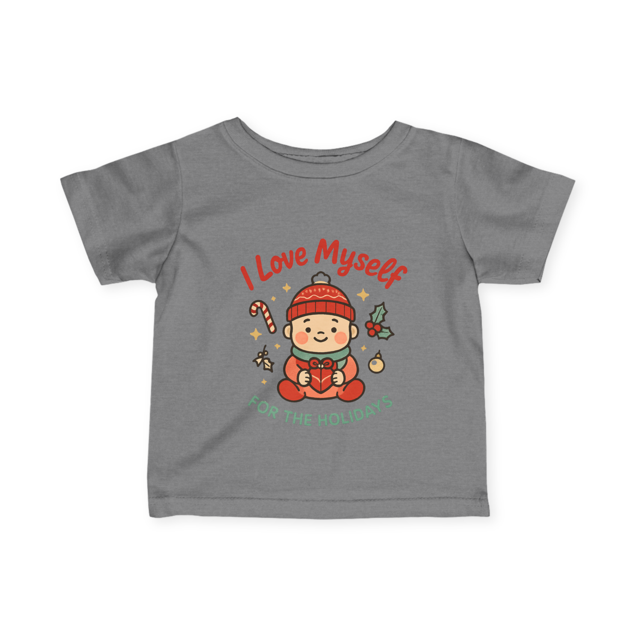 Infant I Love Myself For The Holidays Fine Jersey Tee #11242025-2