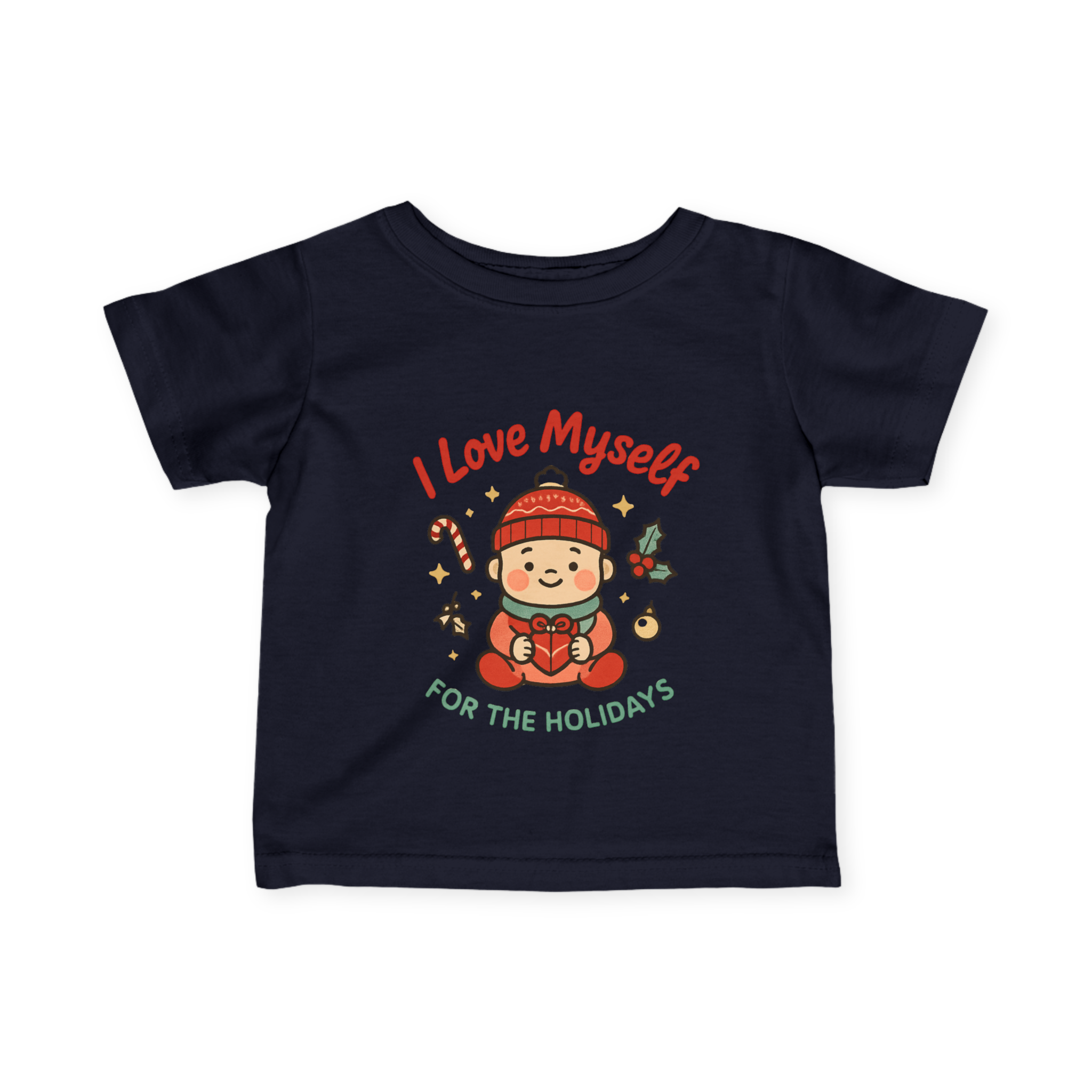 Infant I Love Myself For The Holidays Fine Jersey Tee #11242025-2