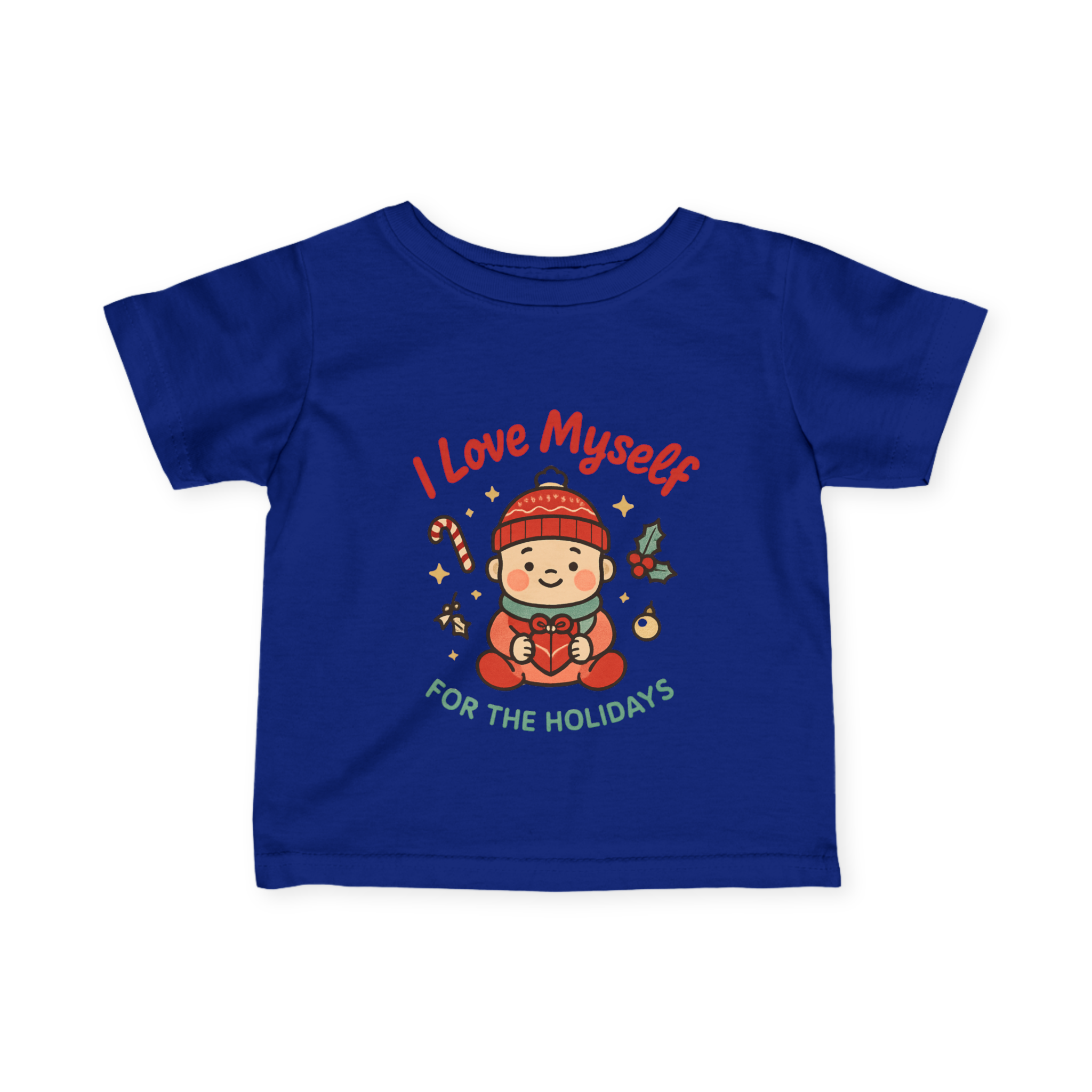 Infant I Love Myself For The Holidays Fine Jersey Tee #11242025-2