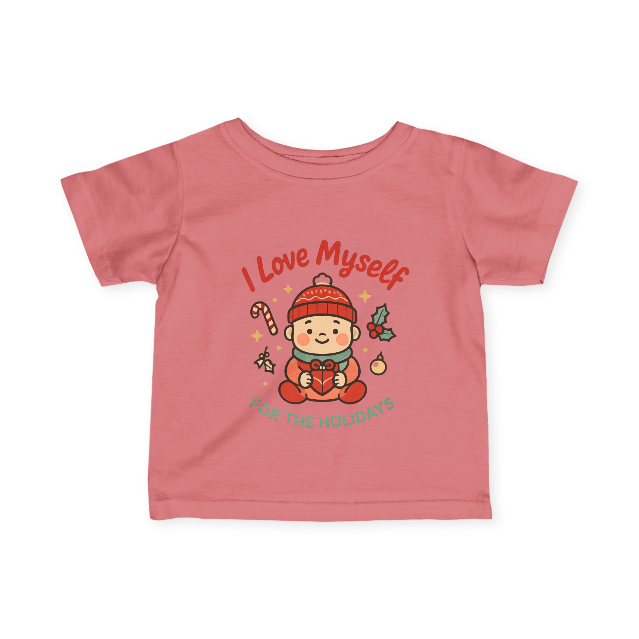 Infant I Love Myself For The Holidays Fine Jersey Tee #11242025-2