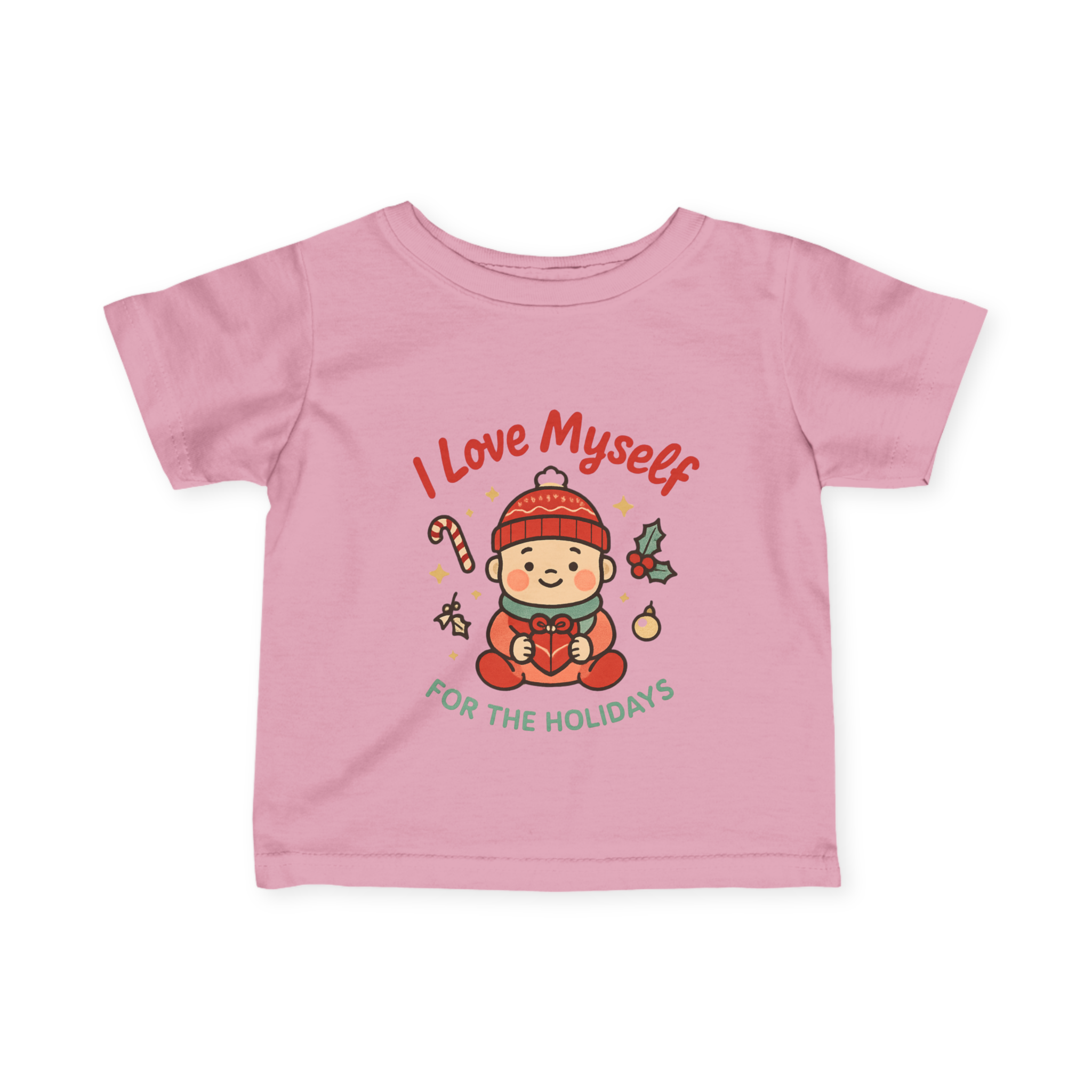 Infant I Love Myself For The Holidays Fine Jersey Tee #11242025-2