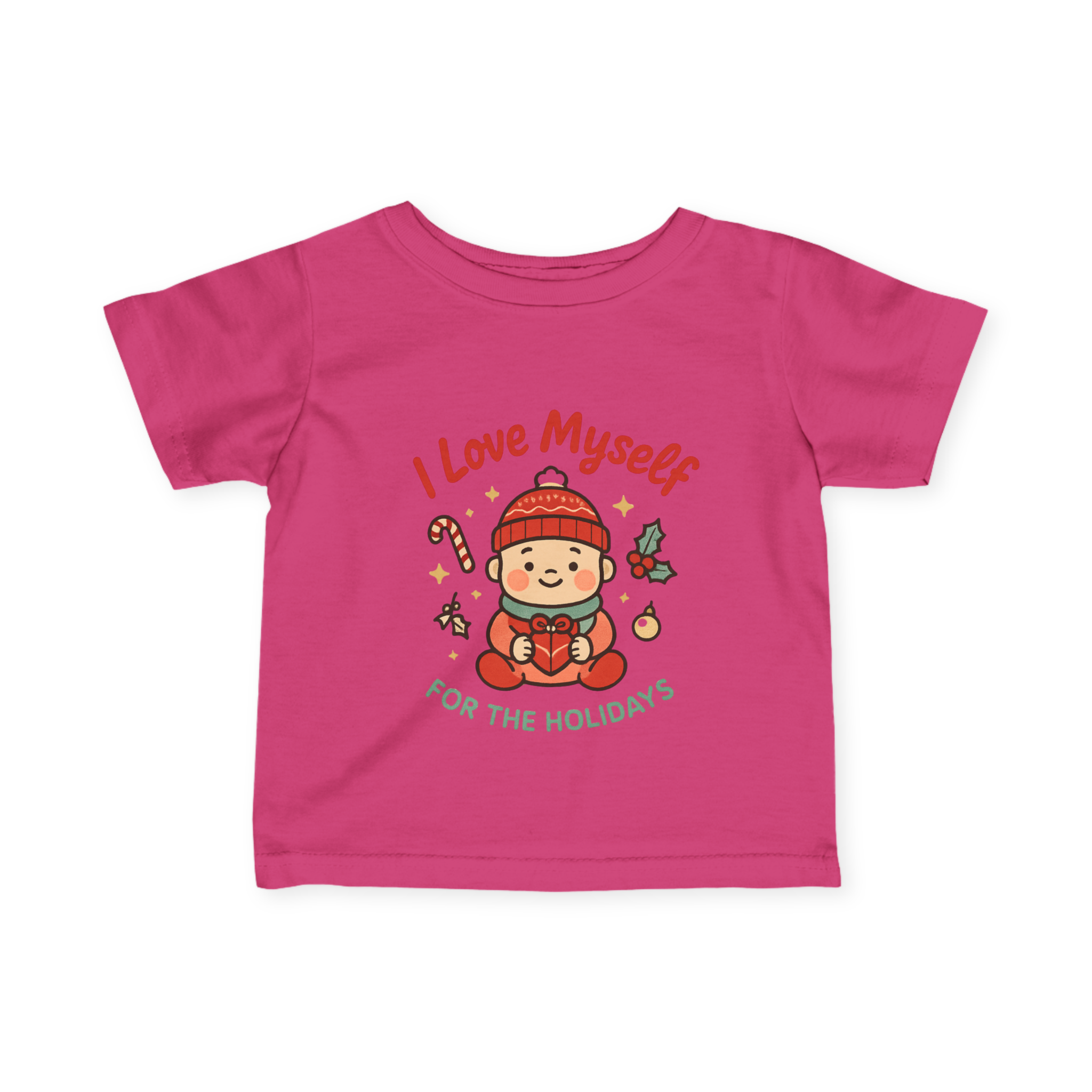 Infant I Love Myself For The Holidays Fine Jersey Tee #11242025-2