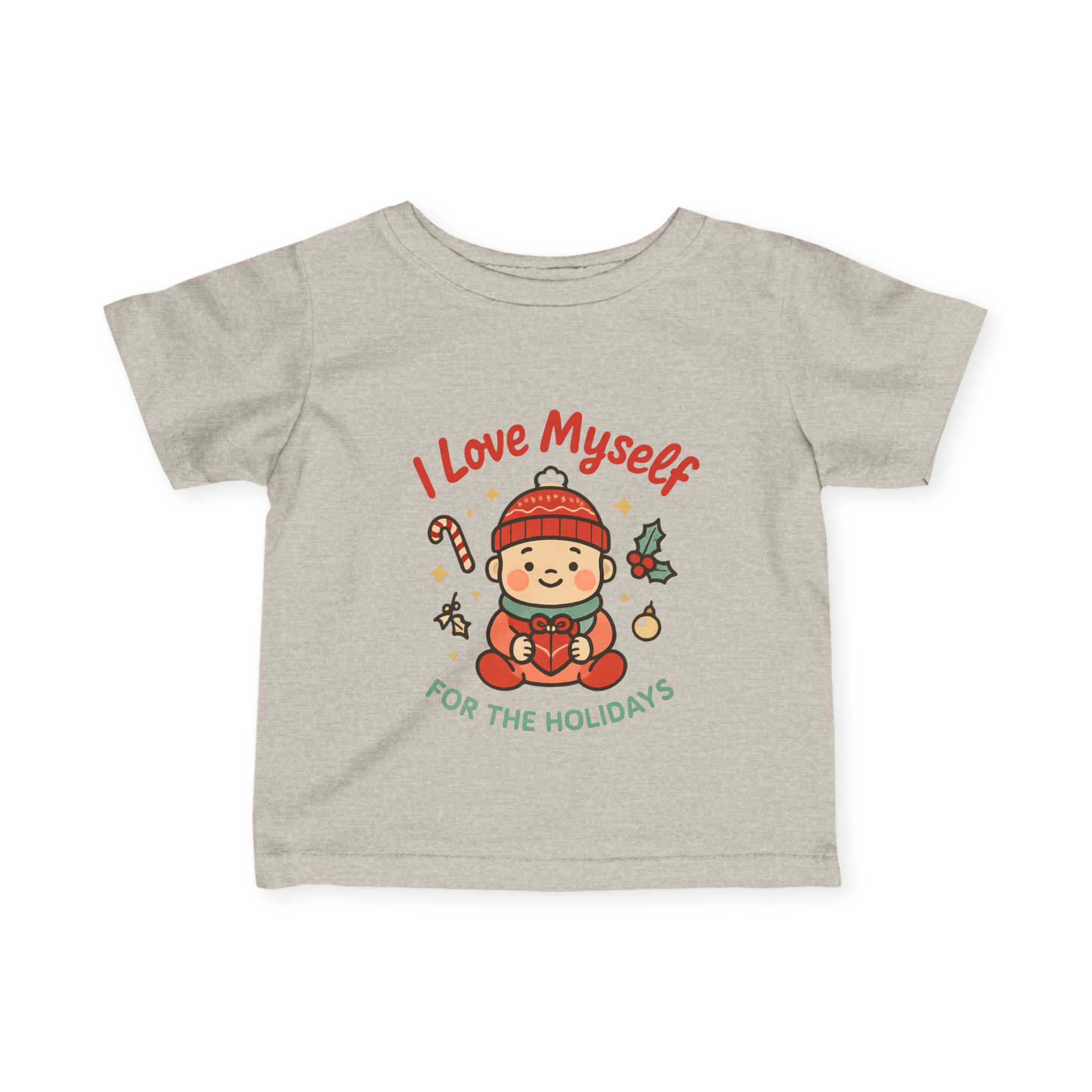Infant I Love Myself For The Holidays Fine Jersey Tee #11242025-2