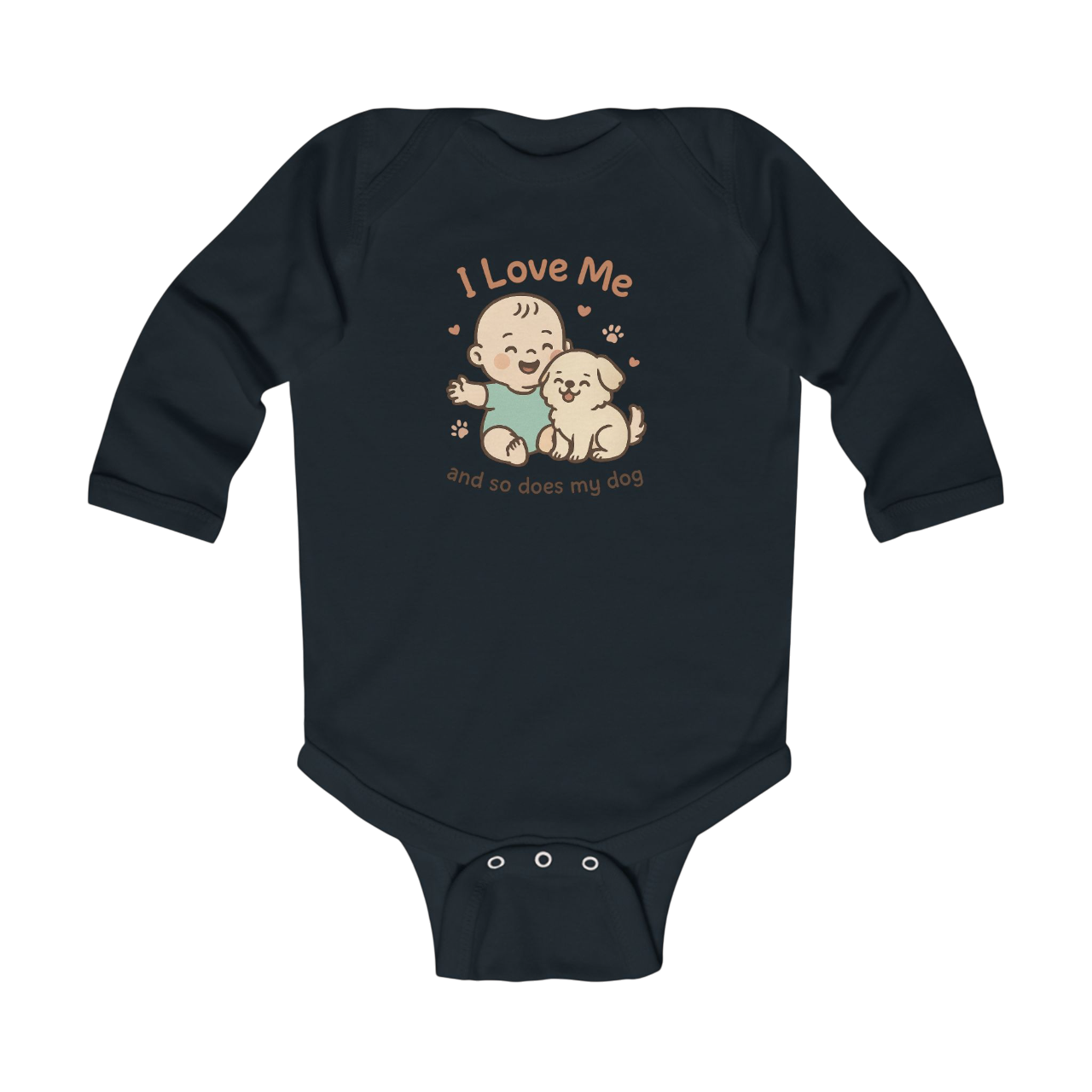 Infant I Love Me And So Does My Dog Bodysuit #11282025-2