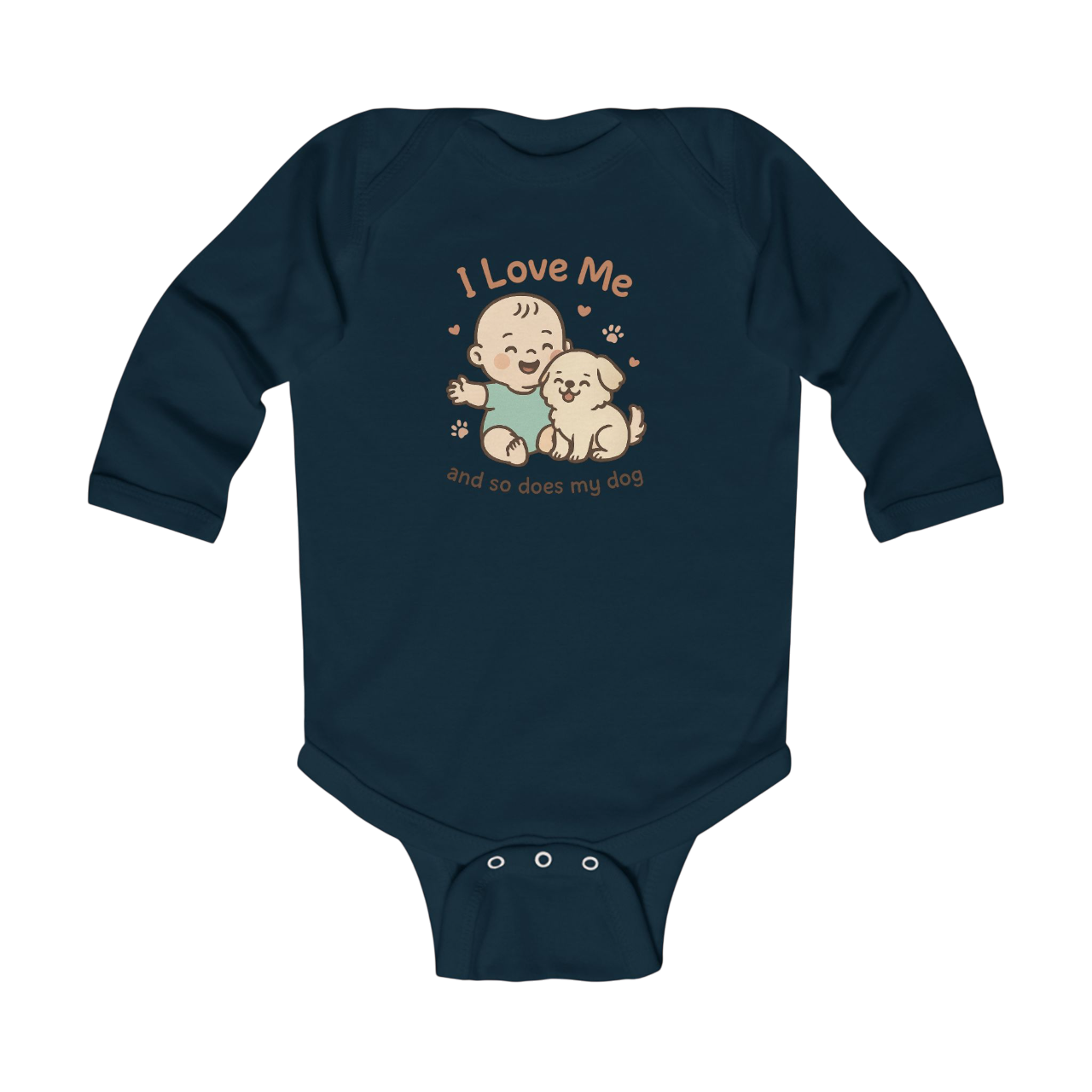 Infant I Love Me And So Does My Dog Bodysuit #11282025-2