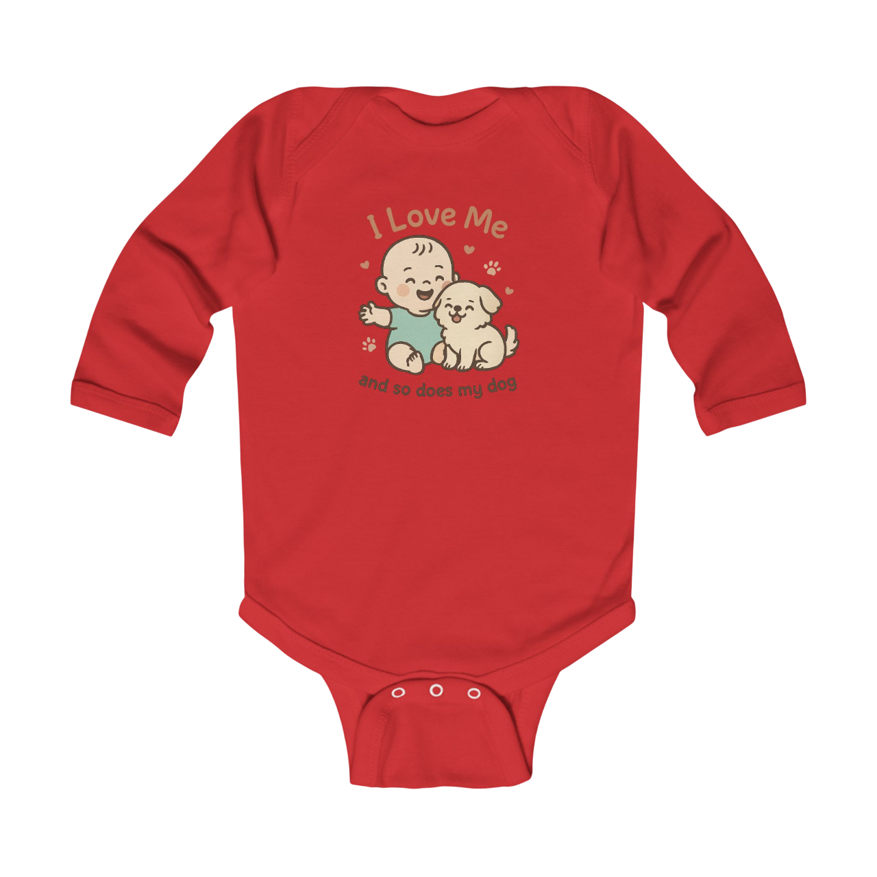 Infant I Love Me And So Does My Dog Bodysuit #11282025-2