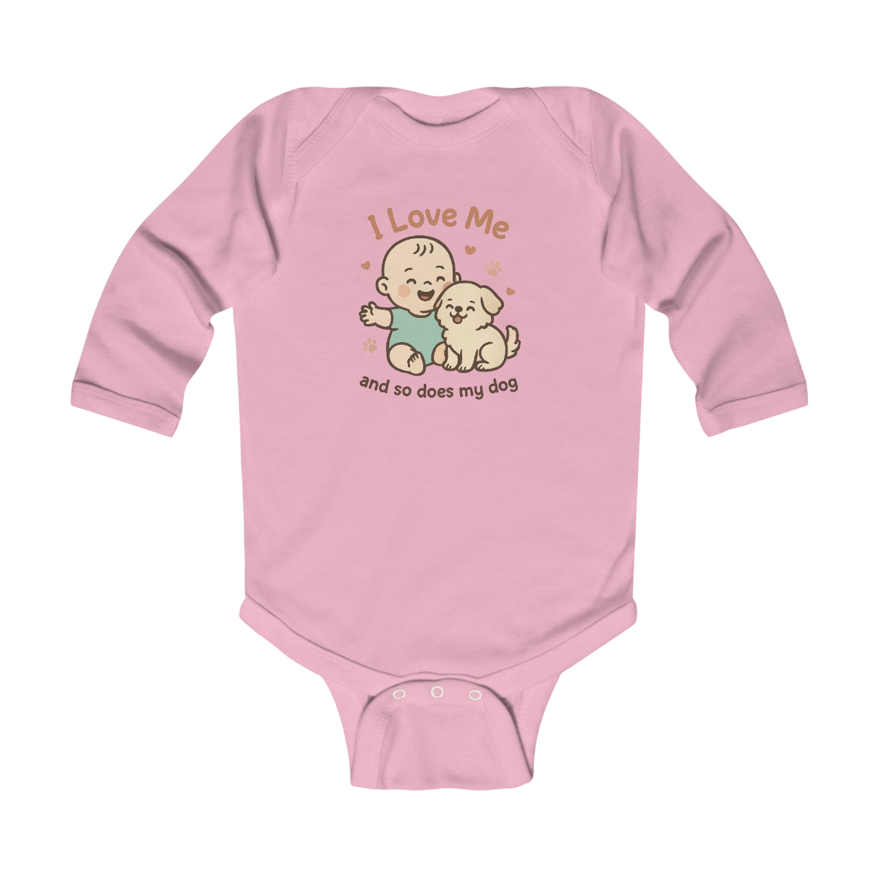 Infant I Love Me And So Does My Dog Bodysuit #11282025-2